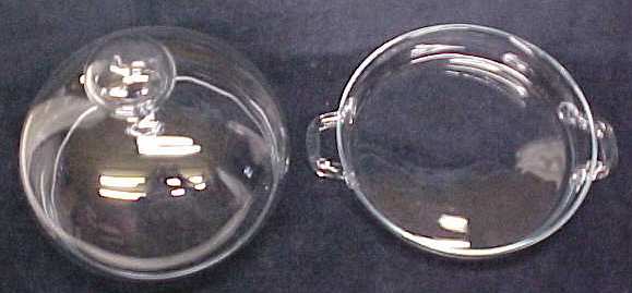 Crystal Covered Bowl Unusual Design 7.5 inch tall