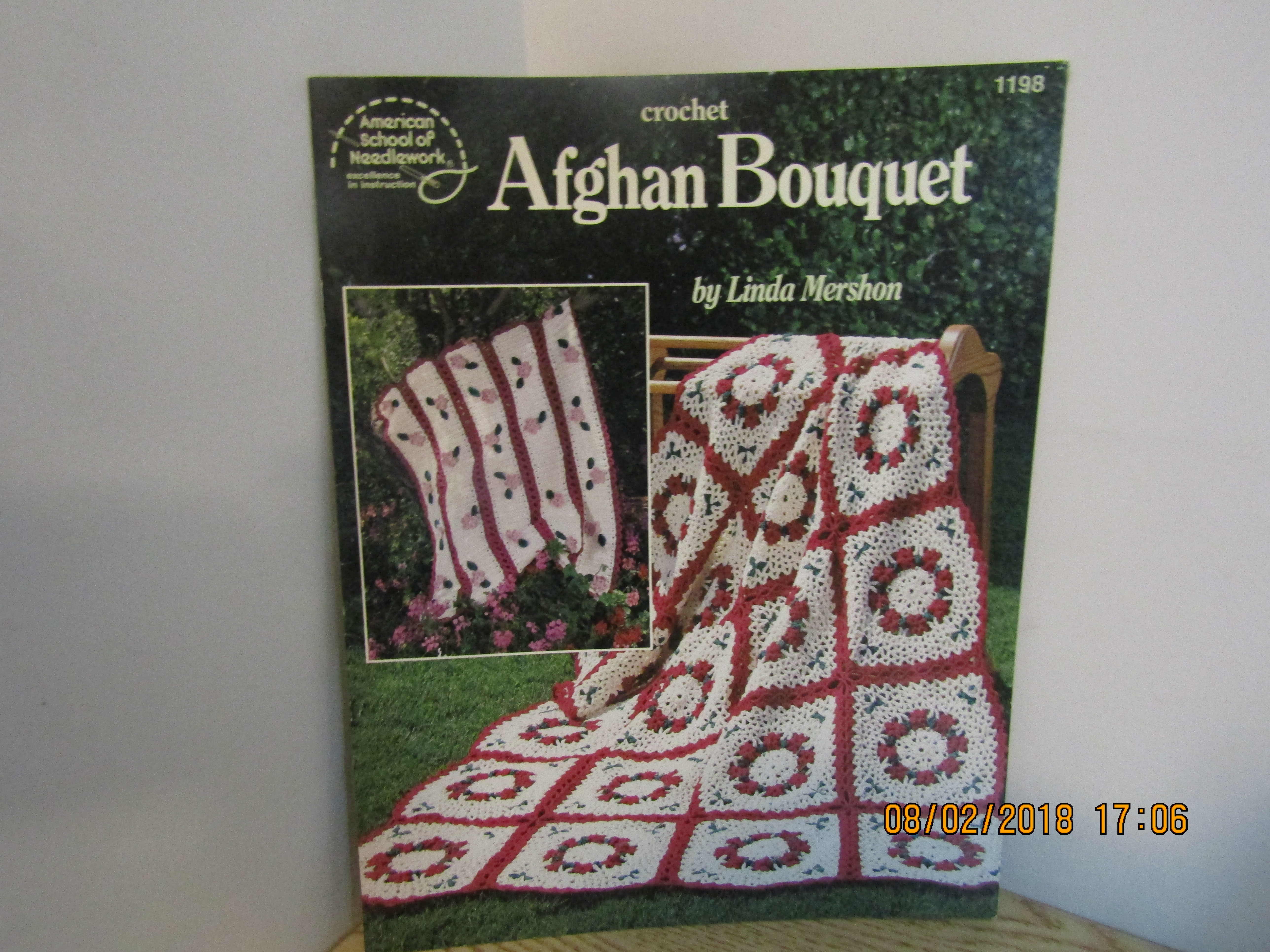 ASN Crocheted Afghan Bouquet #1198