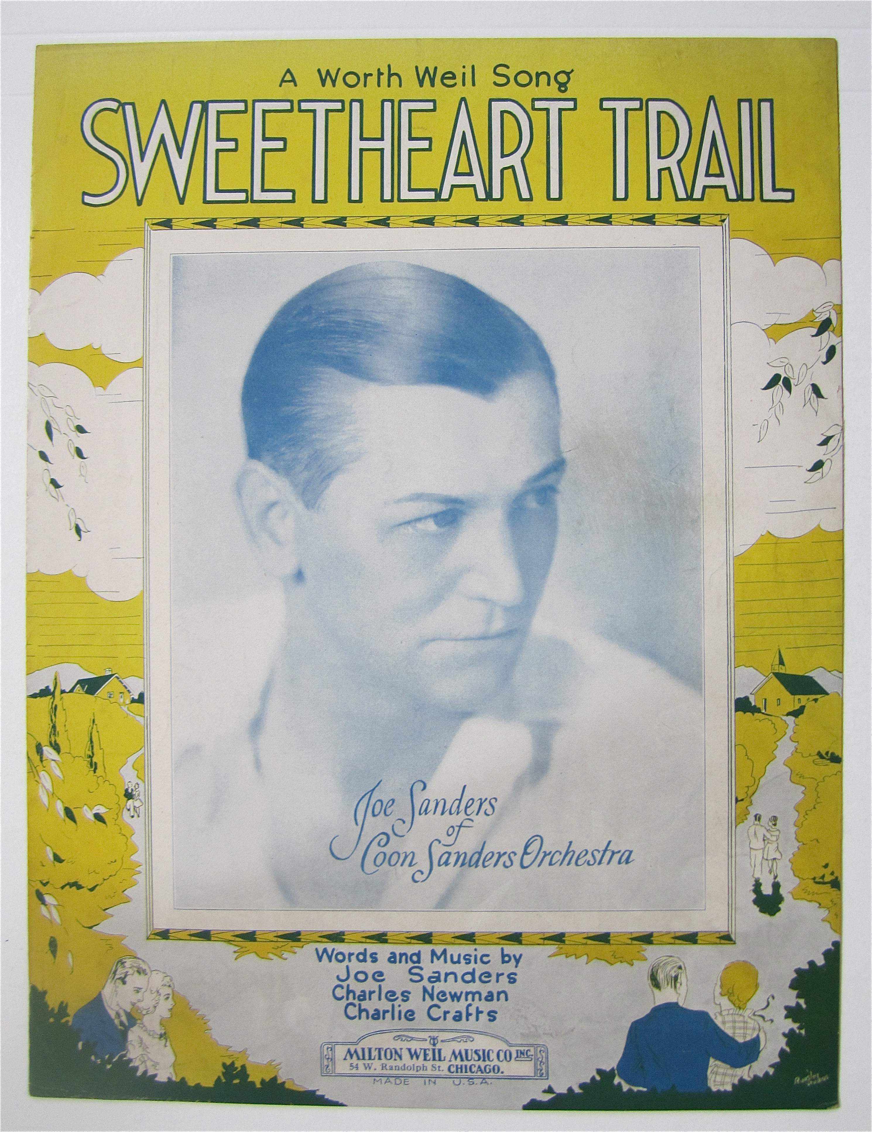 Sheet Music 1930 Sweetheart Trail