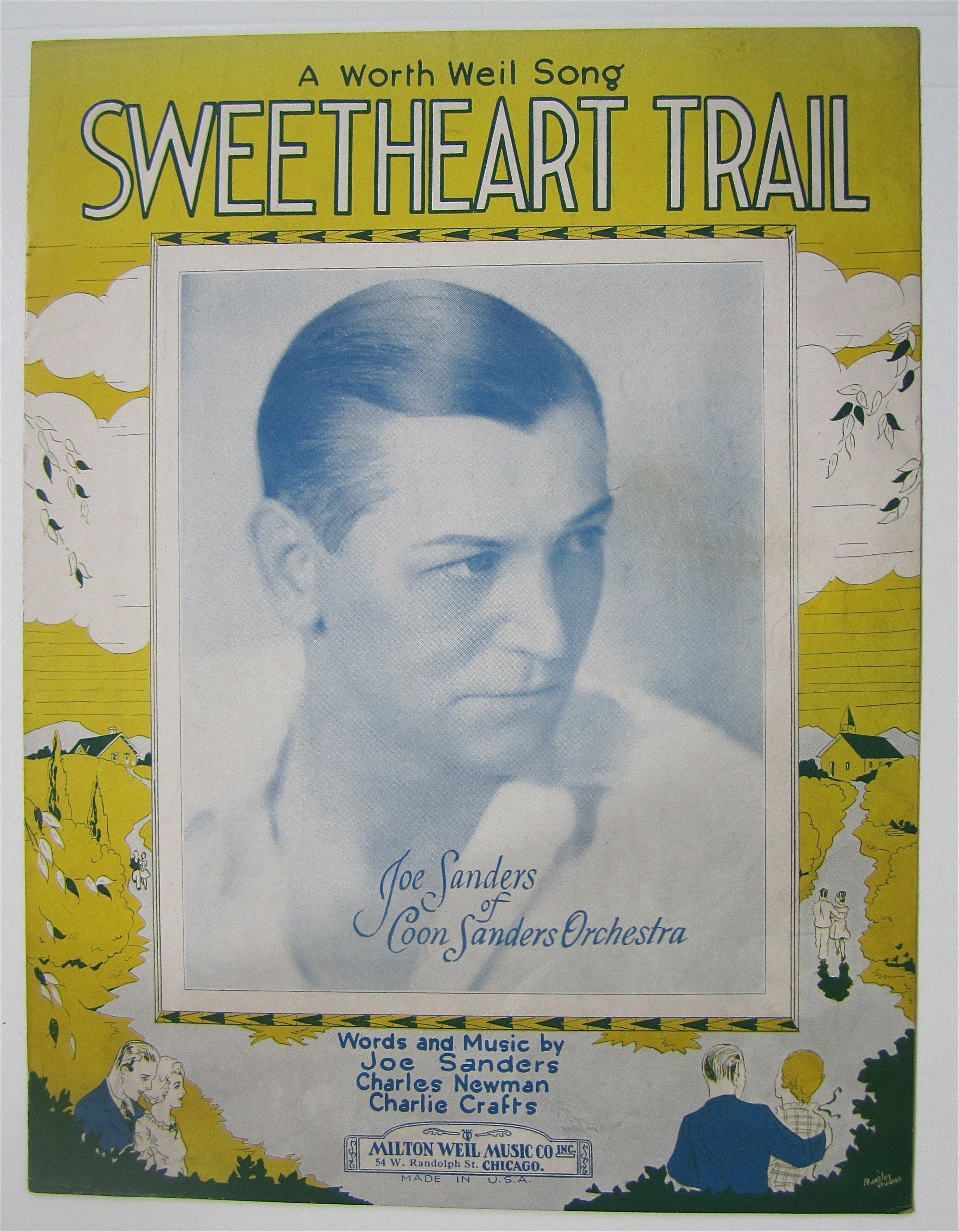 Sheet Music 1930 Sweetheart Trail