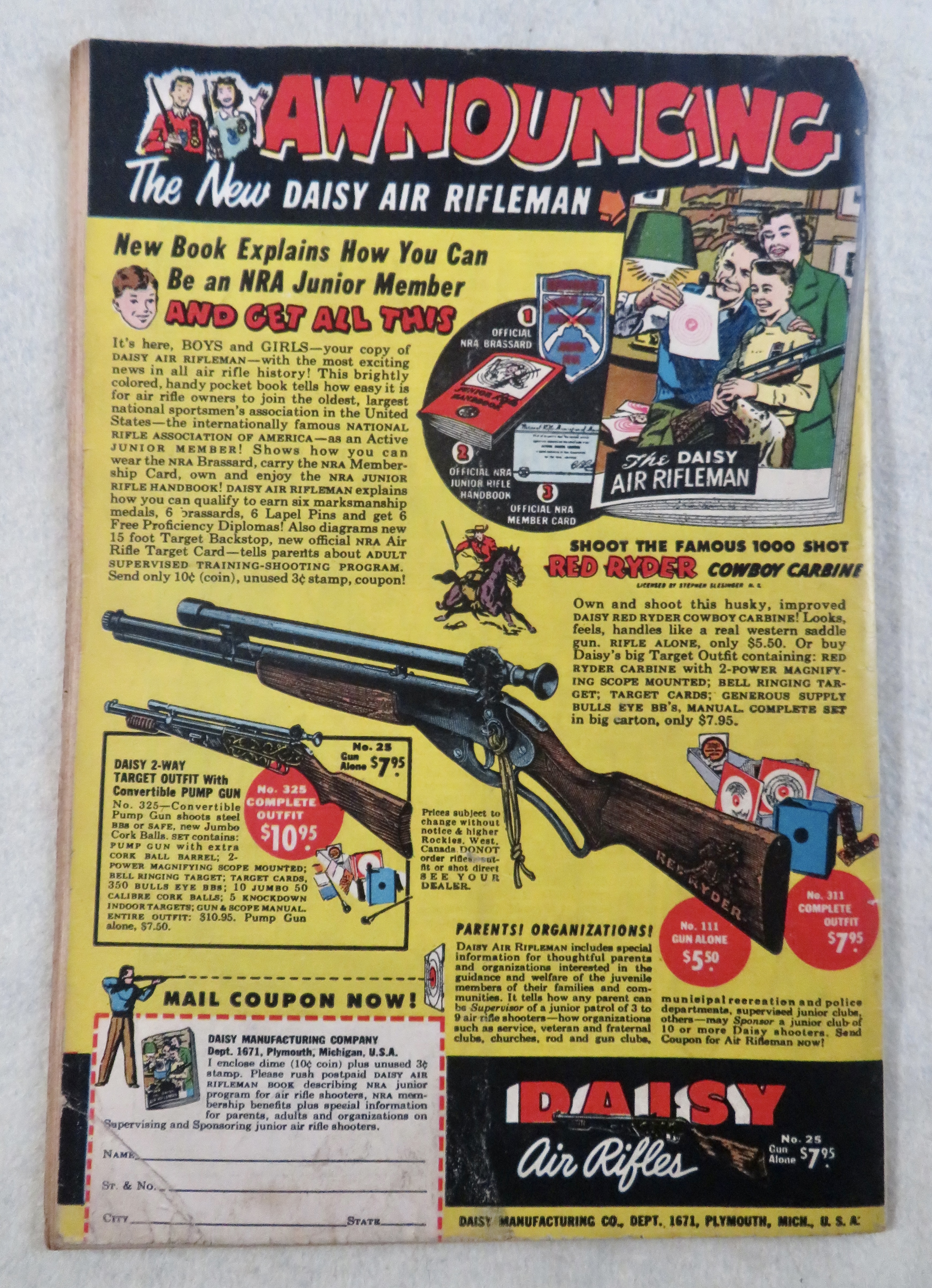 Mystery In Space Comic October/November 1951