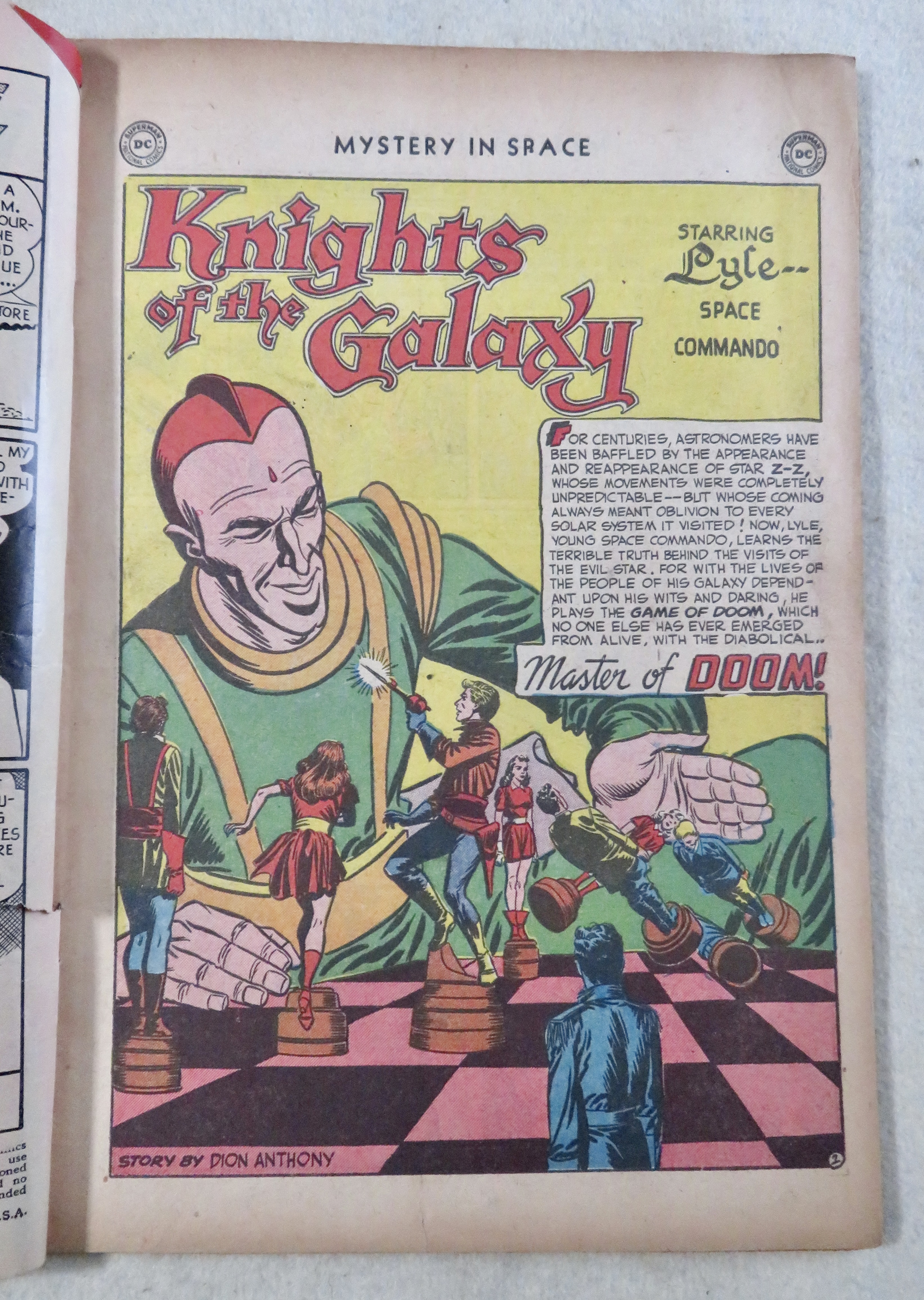Mystery In Space Comic October/November 1951
