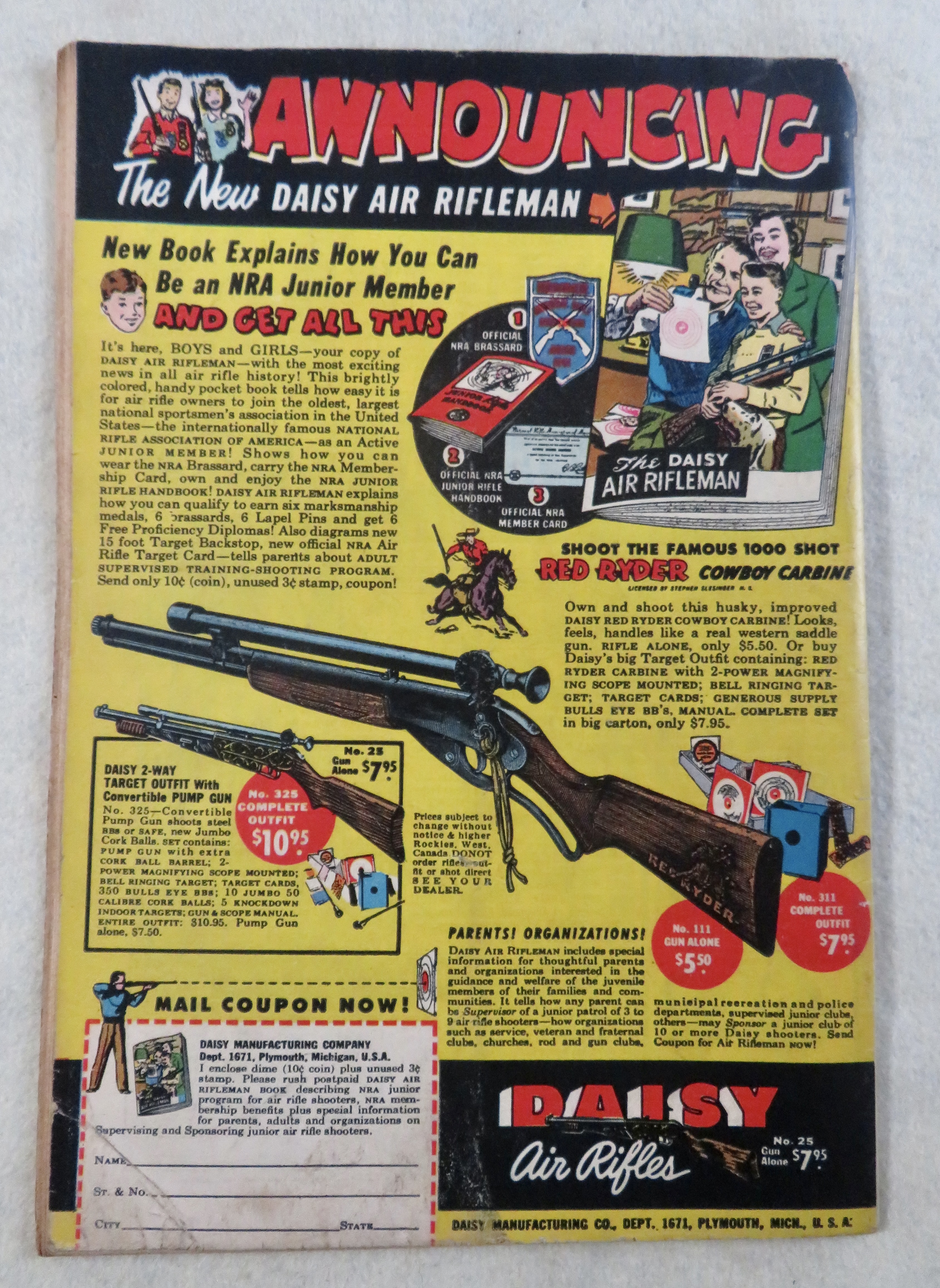 Mystery In Space Comic October/November 1951