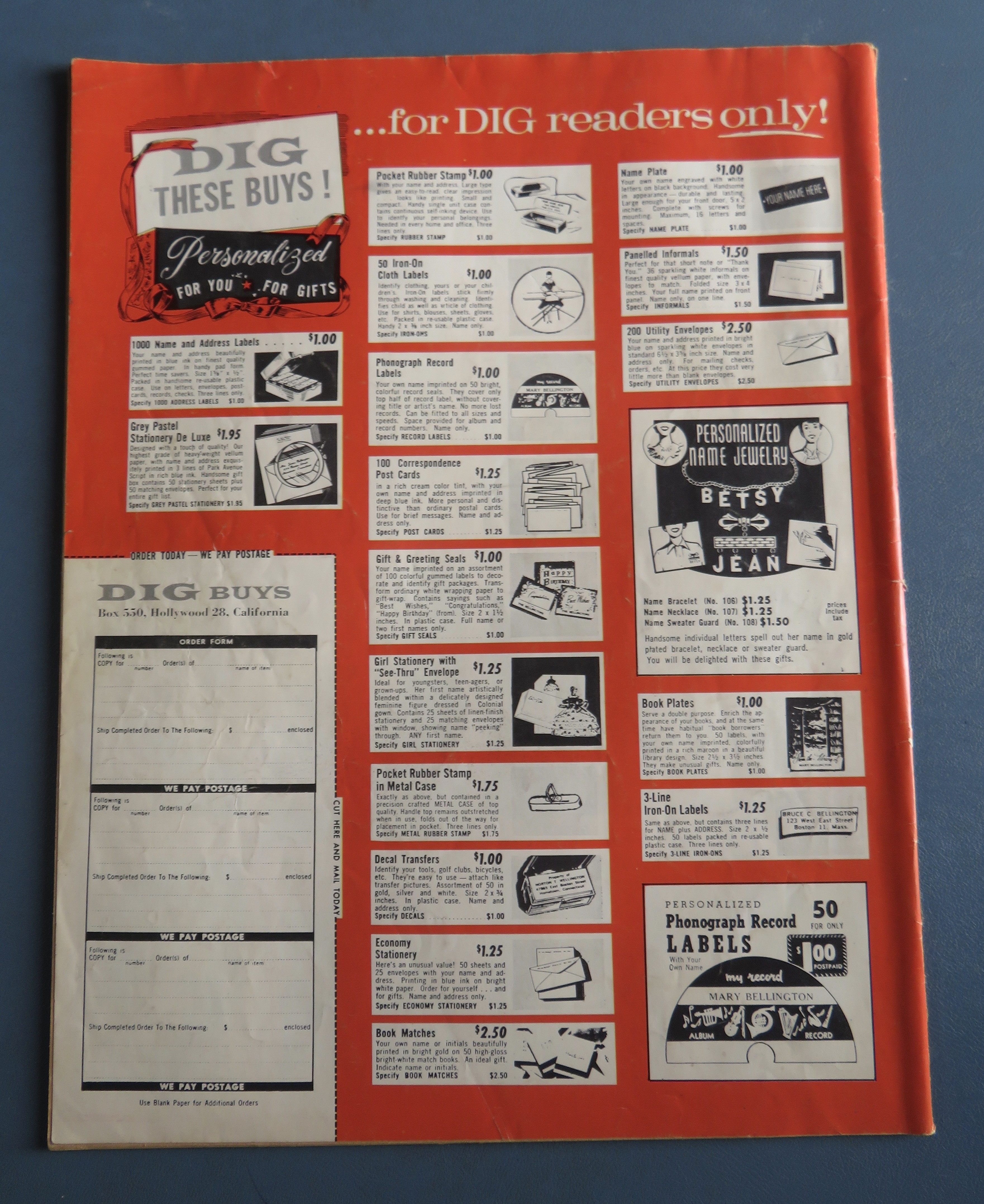 Dig Magazine April 1963 Teenage Revolution