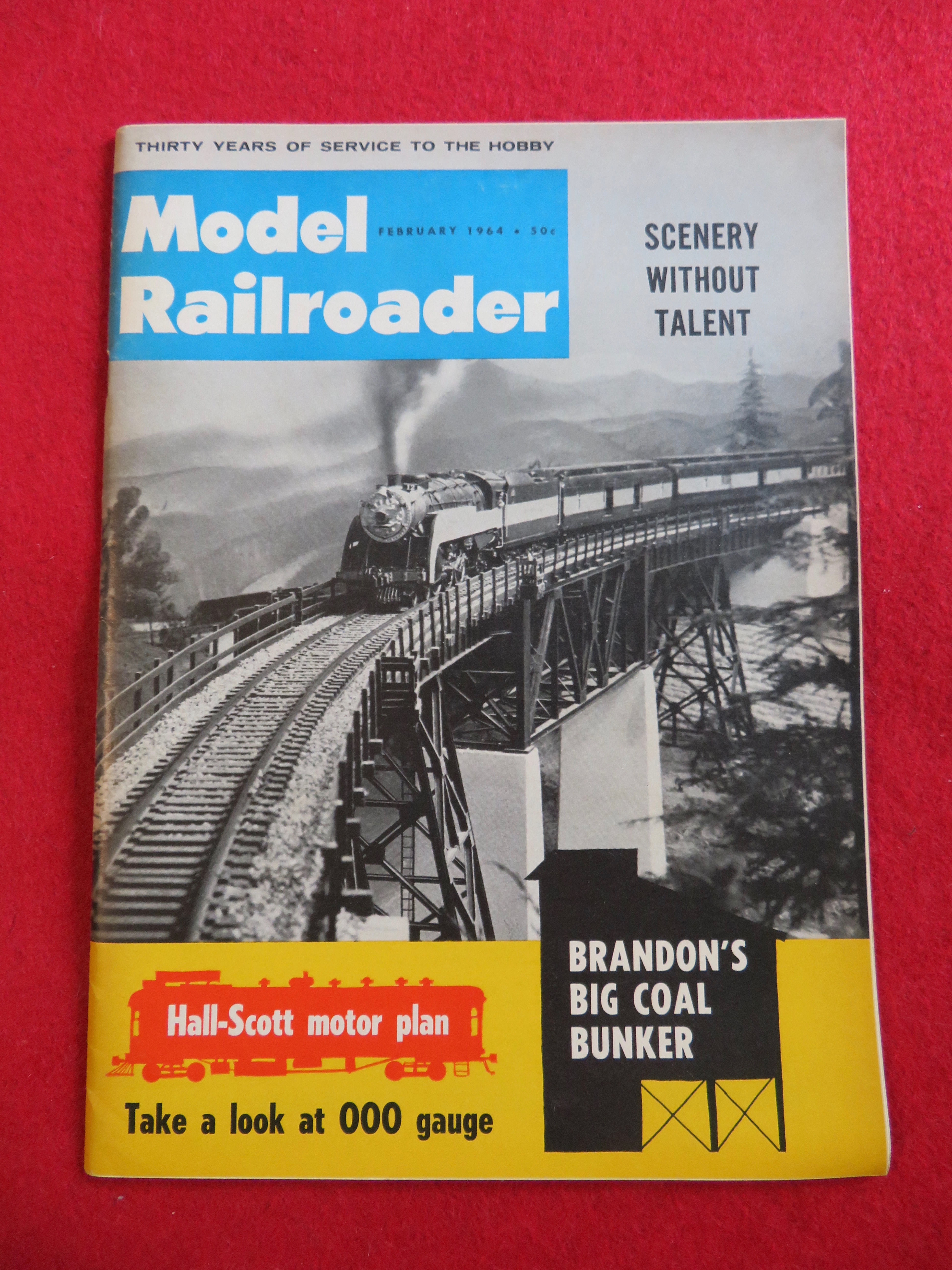 Model Railroader Magazine February 1964