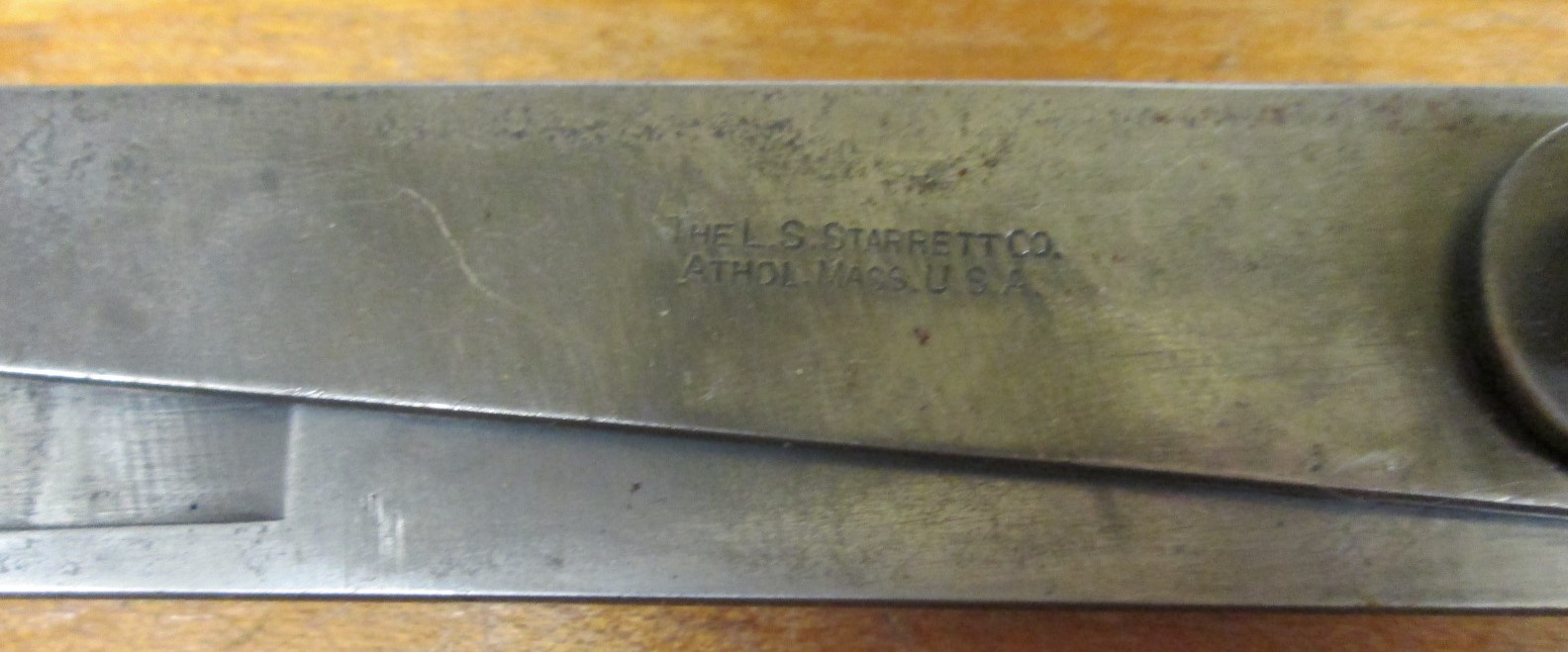 Starrett Hermaphrodite Caliper No. 42 Lock-Joint 10 Inch