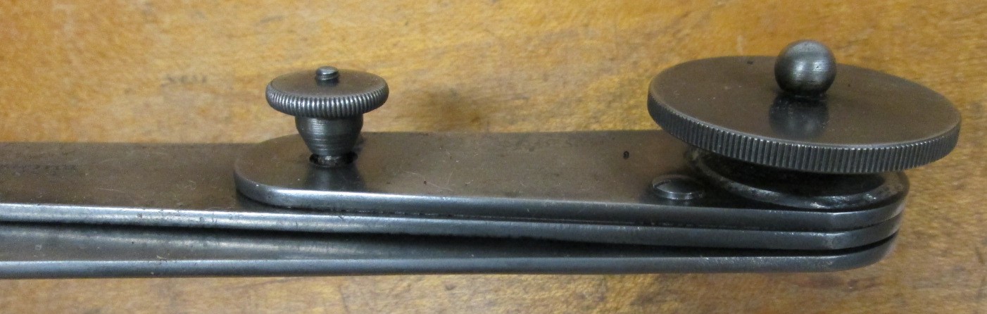 Starrett Hermaphrodite Caliper No. 42 Lock-Joint 10 Inch