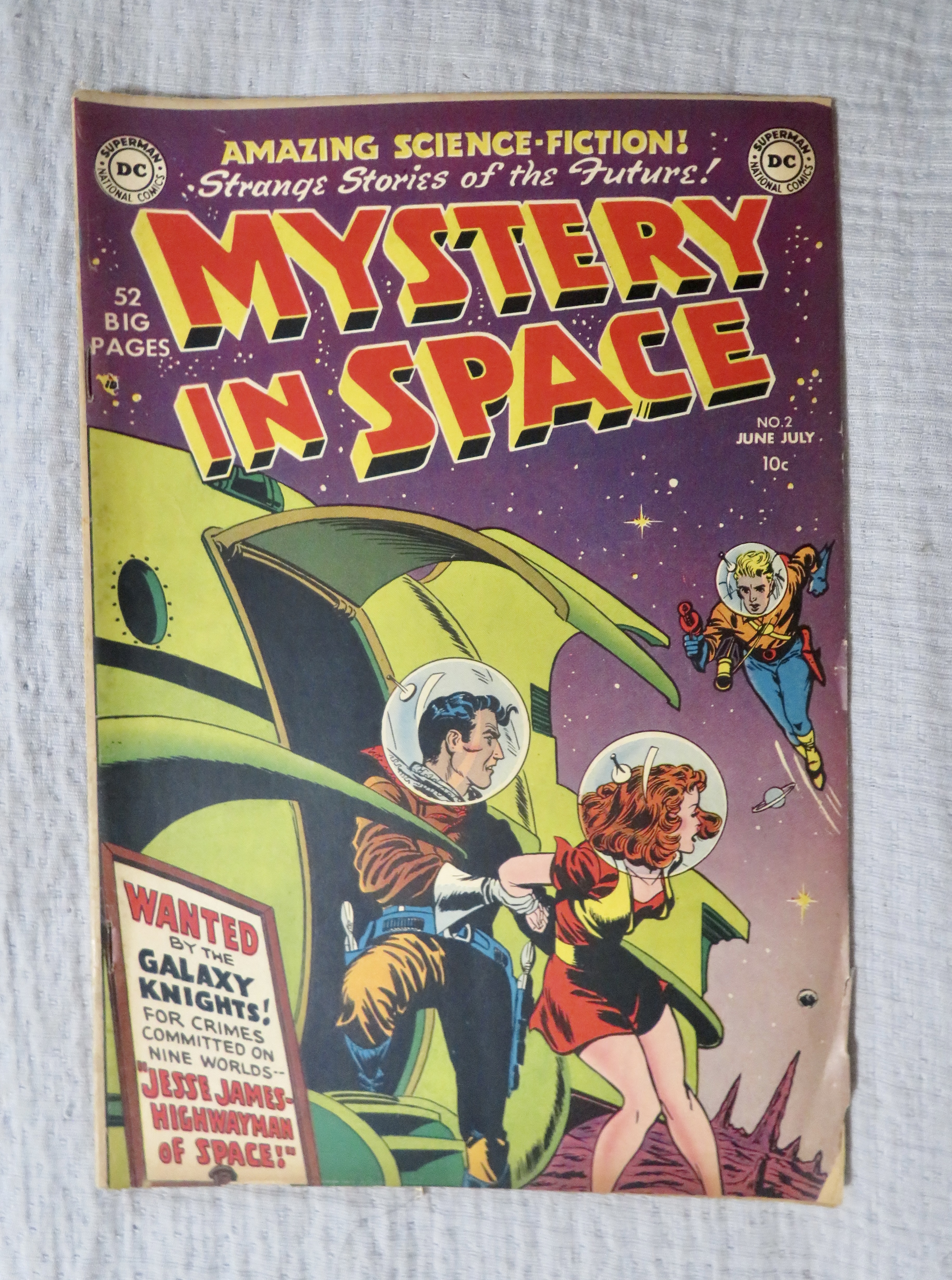 Mystery In Space Comic June/July 1951 Jesse James