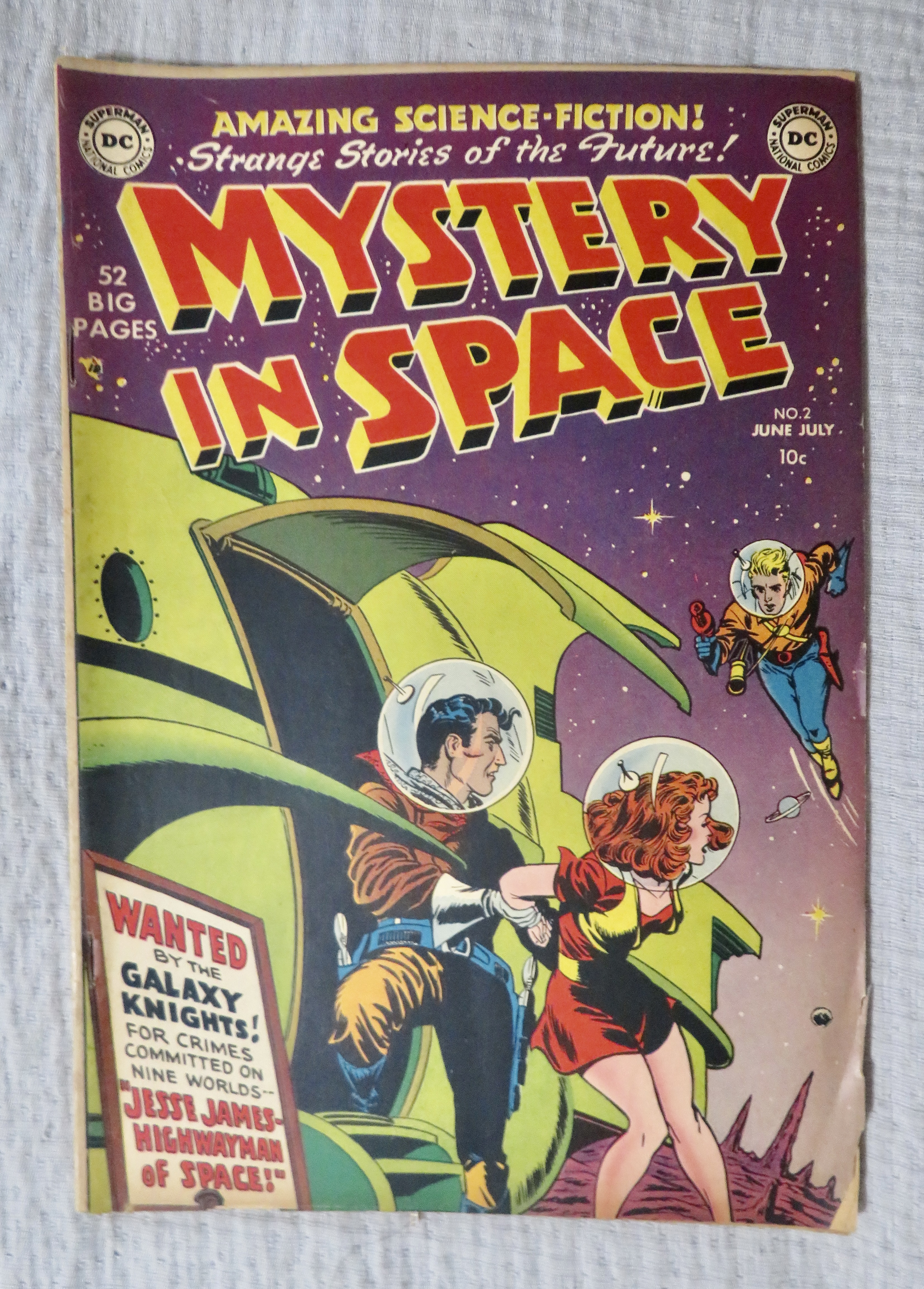 Mystery In Space Comic June/July 1951 Jesse James