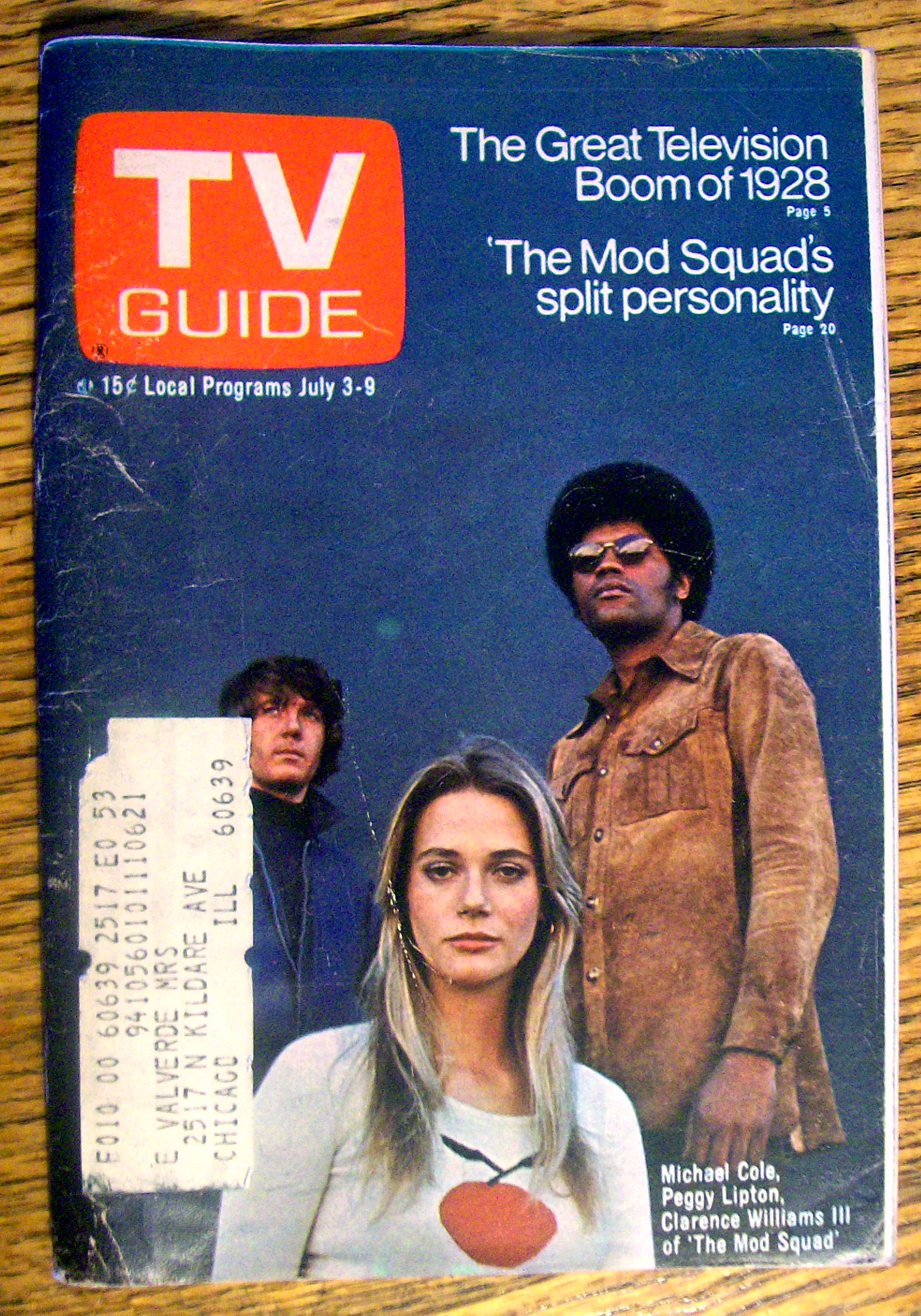 TV Guide-July 3-9, 1971-The Mod Squad