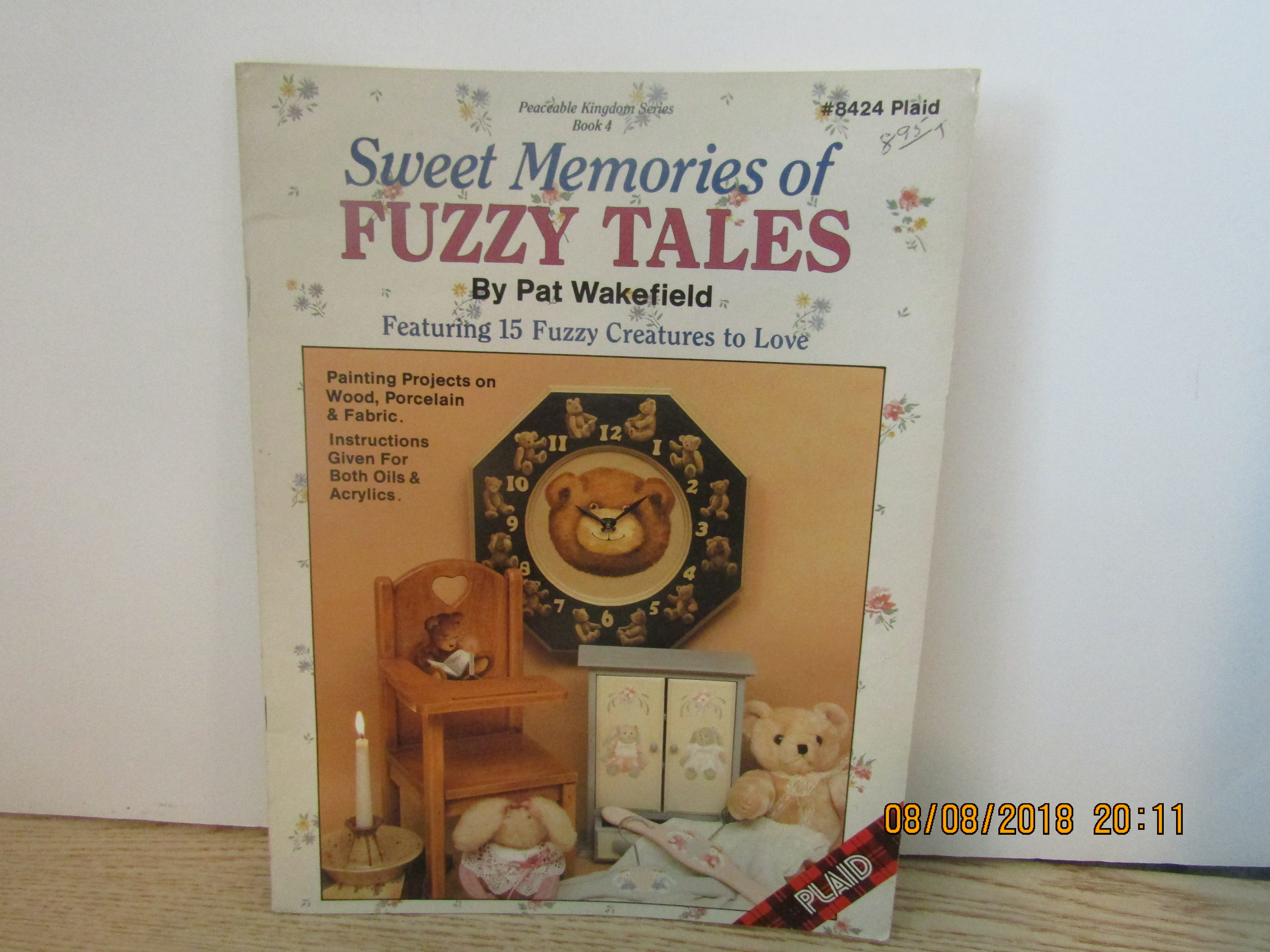 Plaid Book Sweet Memories of Fuzzy Tales  #8424