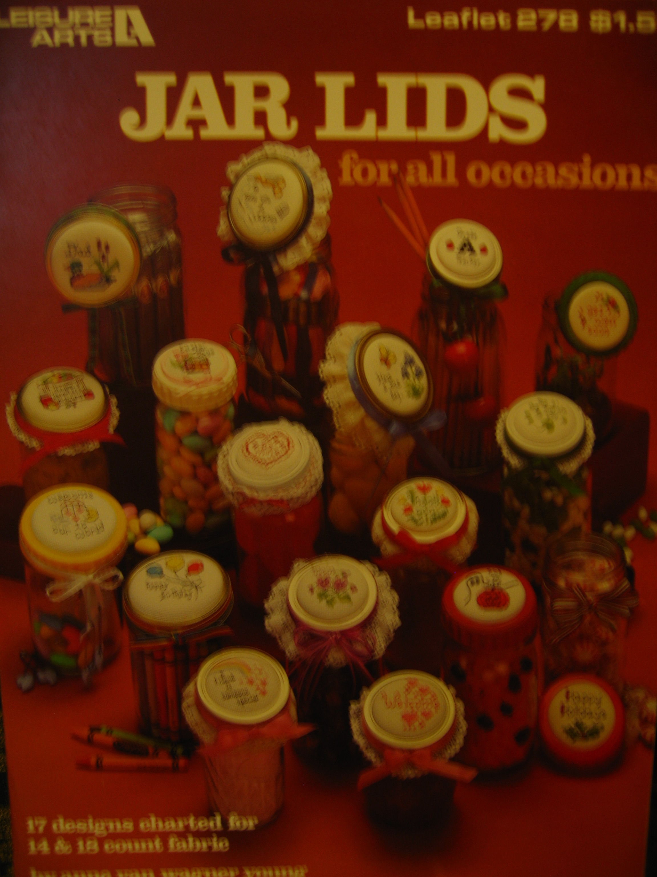Leisure Arts Jar Lids For All Occasions #278