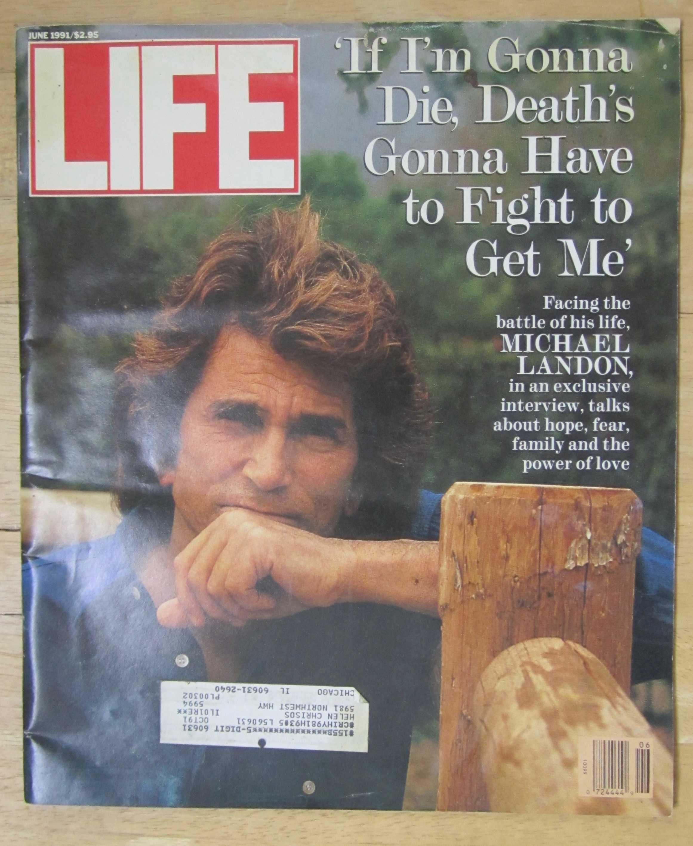 Life Magazine-June 1991-Michael Landon