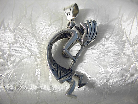 Sterling Silver Kachina Doll DANNY Pendant