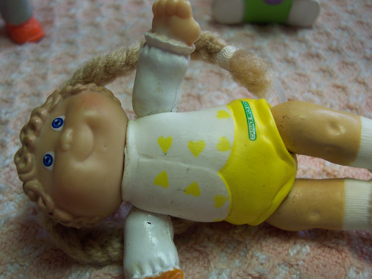 Cabbage Patch Posable Dolls Figurine Set of 3