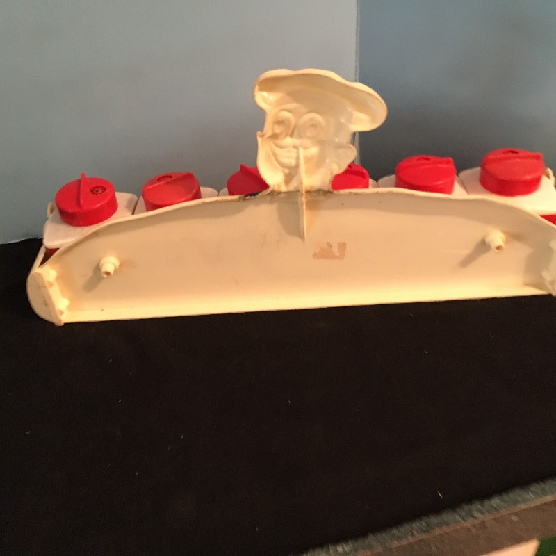 VINTAGE MCM SPICE RACK JOLLY CHEF