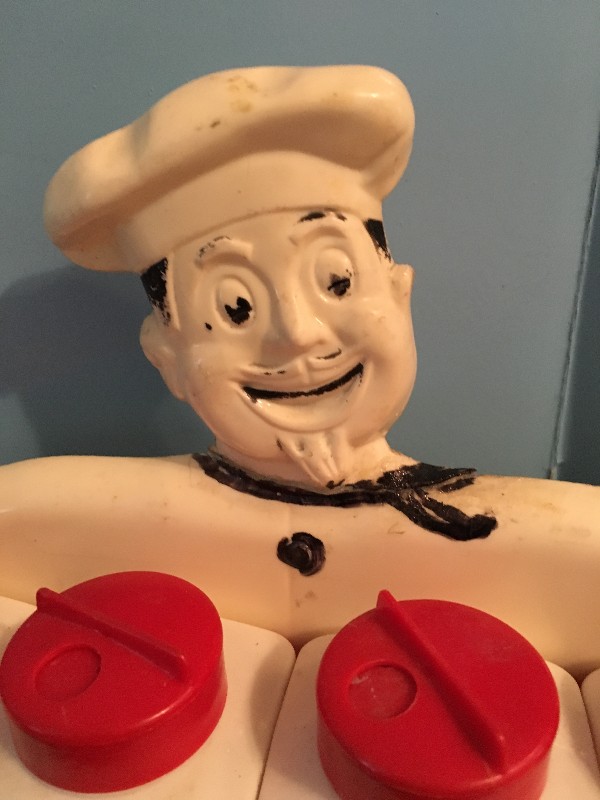 VINTAGE MCM SPICE RACK JOLLY CHEF