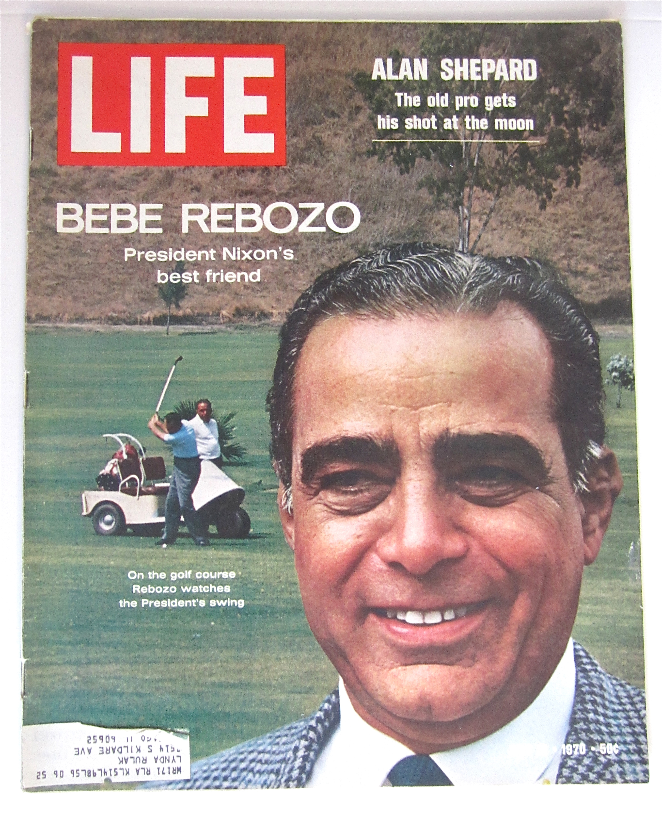 Life Magazine July 31, 1970 Bebe Rebozo-Nixon's Friend