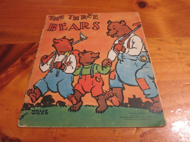 The Three Bears Coloring Book Wally Wood MCMXXXVII 1937