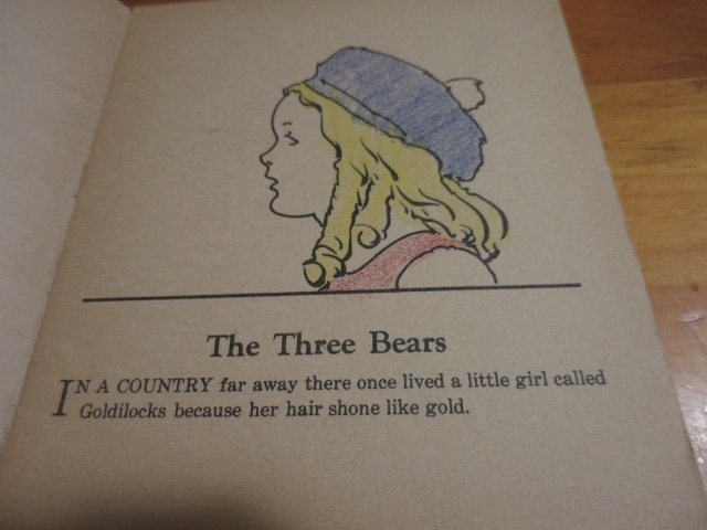 The Three Bears Coloring Book Wally Wood MCMXXXVII 1937
