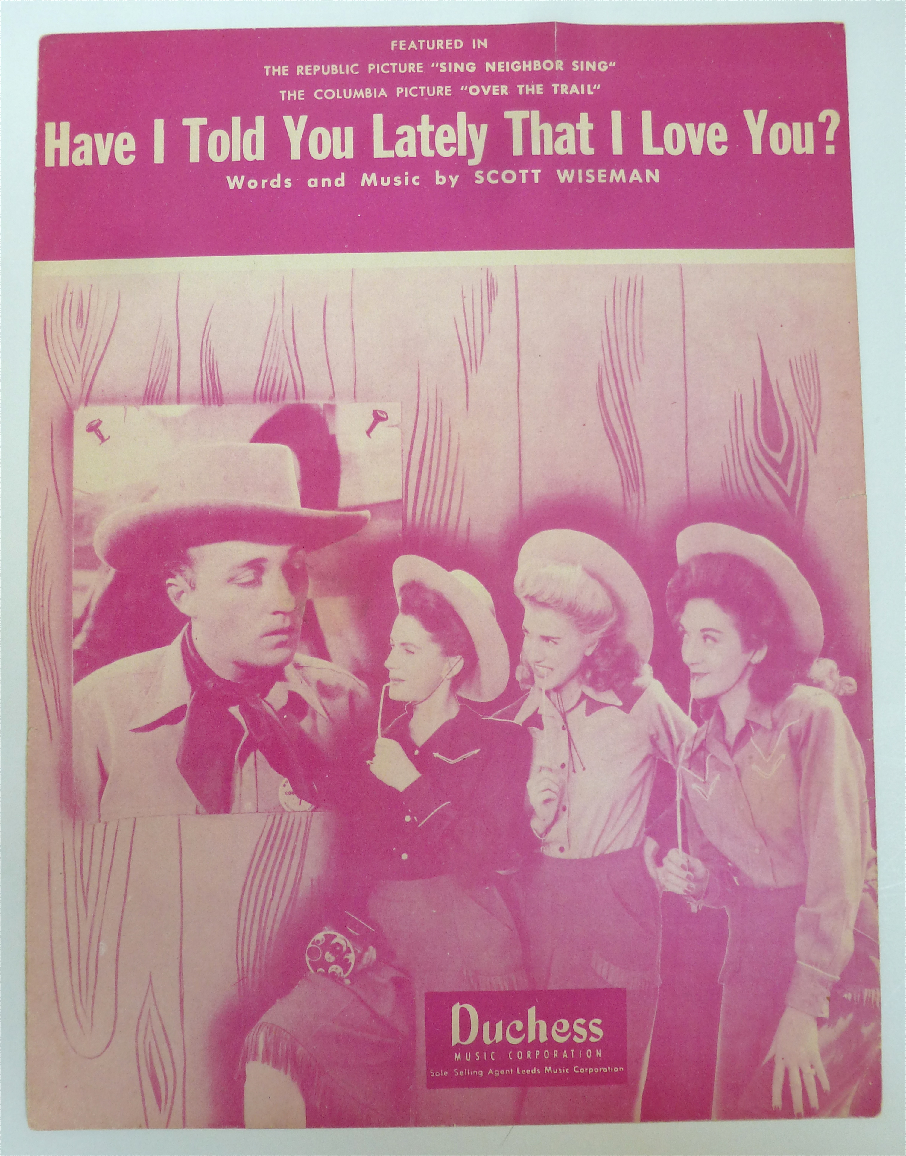 Sheet Music 1946 Have I Told You Lately That I Love You
