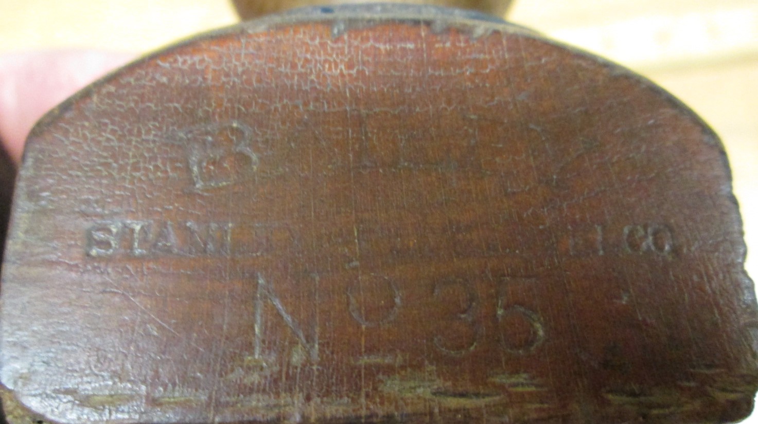 Stanley No. 35 Smooth Wood Bottom Plane