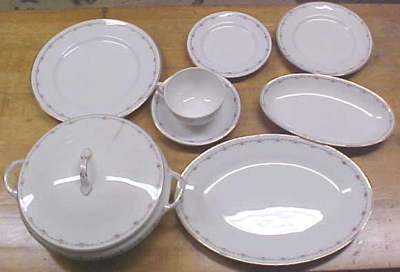 Crooksville China Dinnerware Set w/Extras 56 Piece