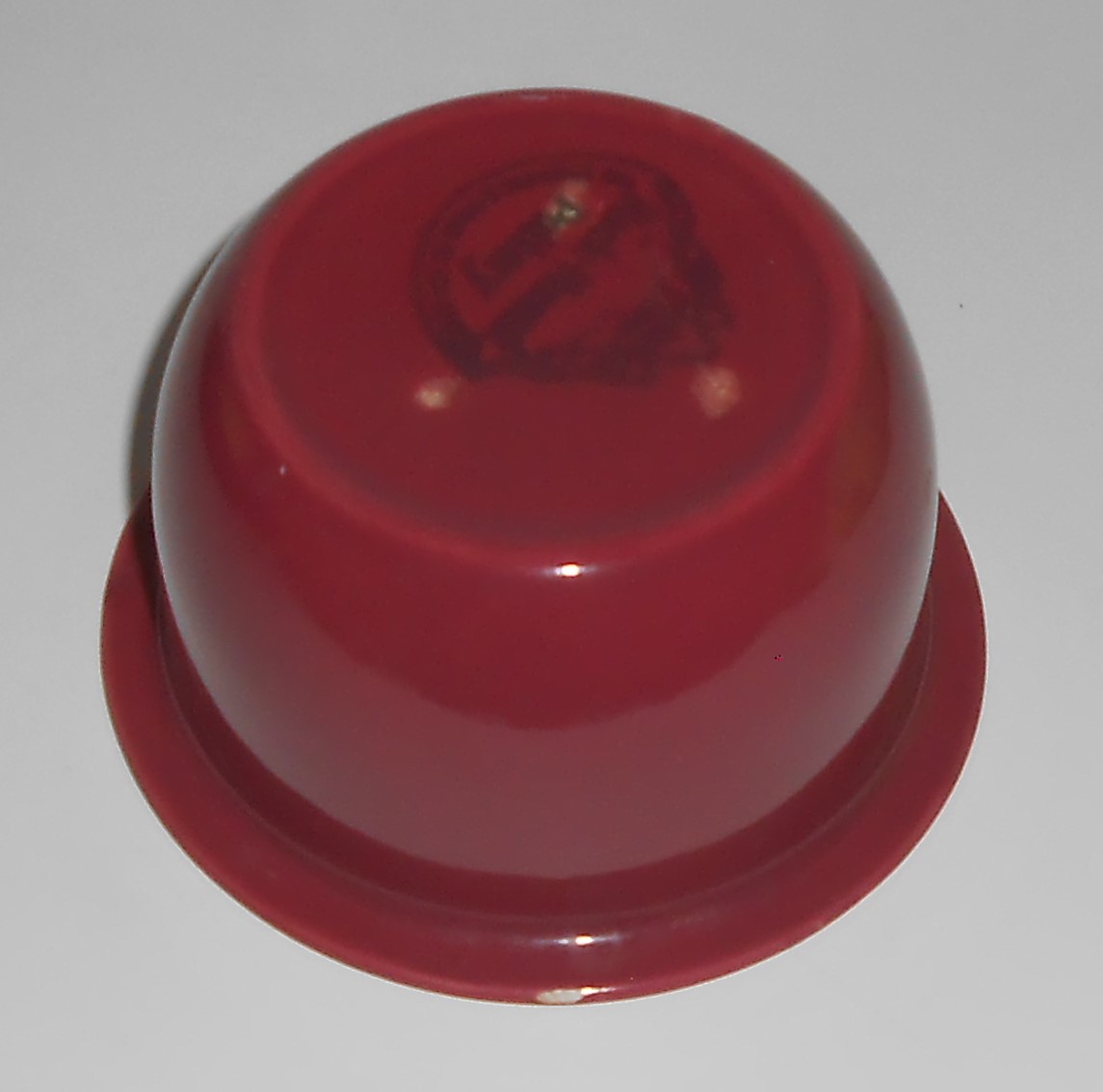 Coors Pottery Rock-Mount Red Custard Cup