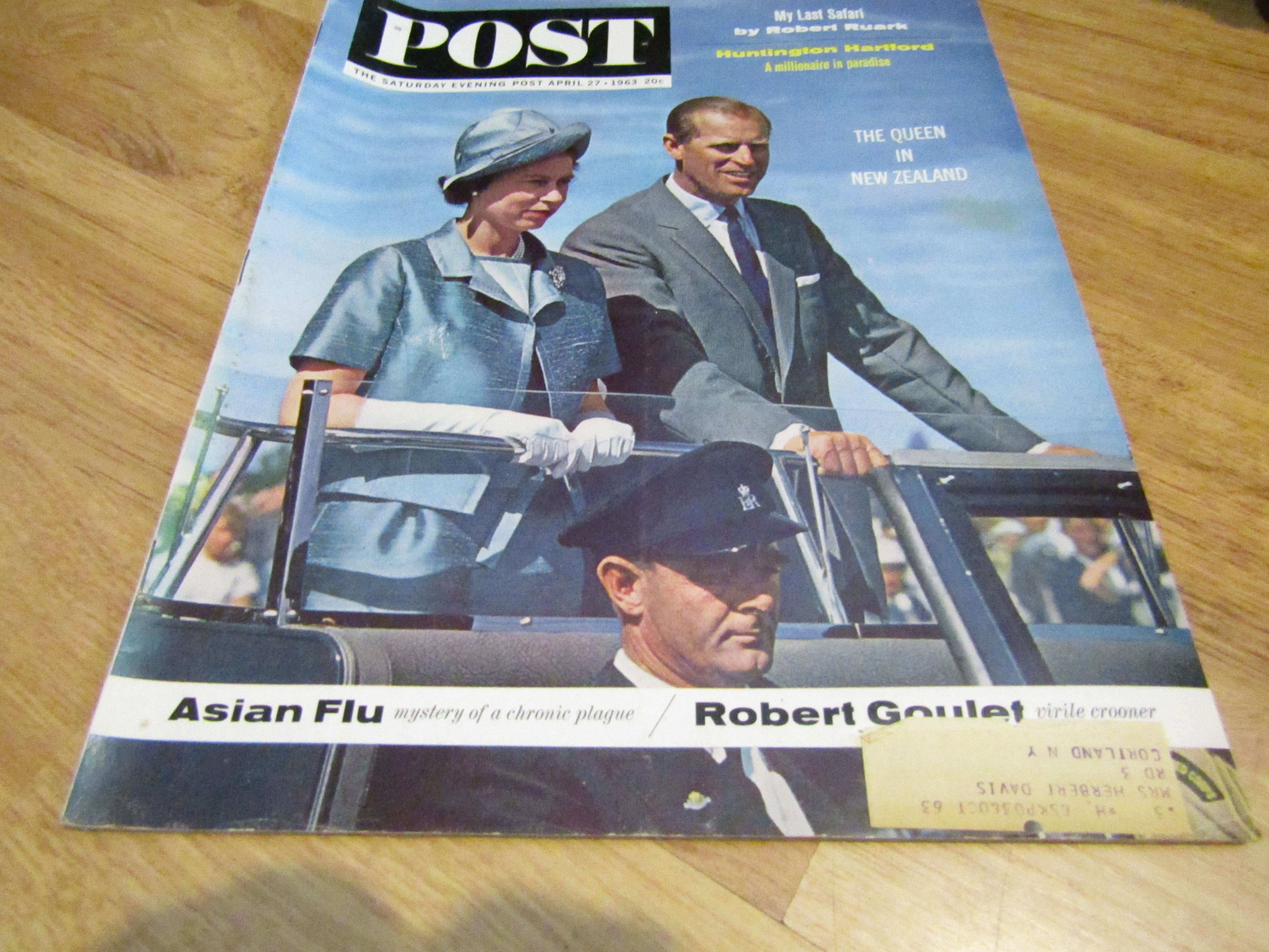 Vintage Magazine Saturday Evening Post April  27, 1963