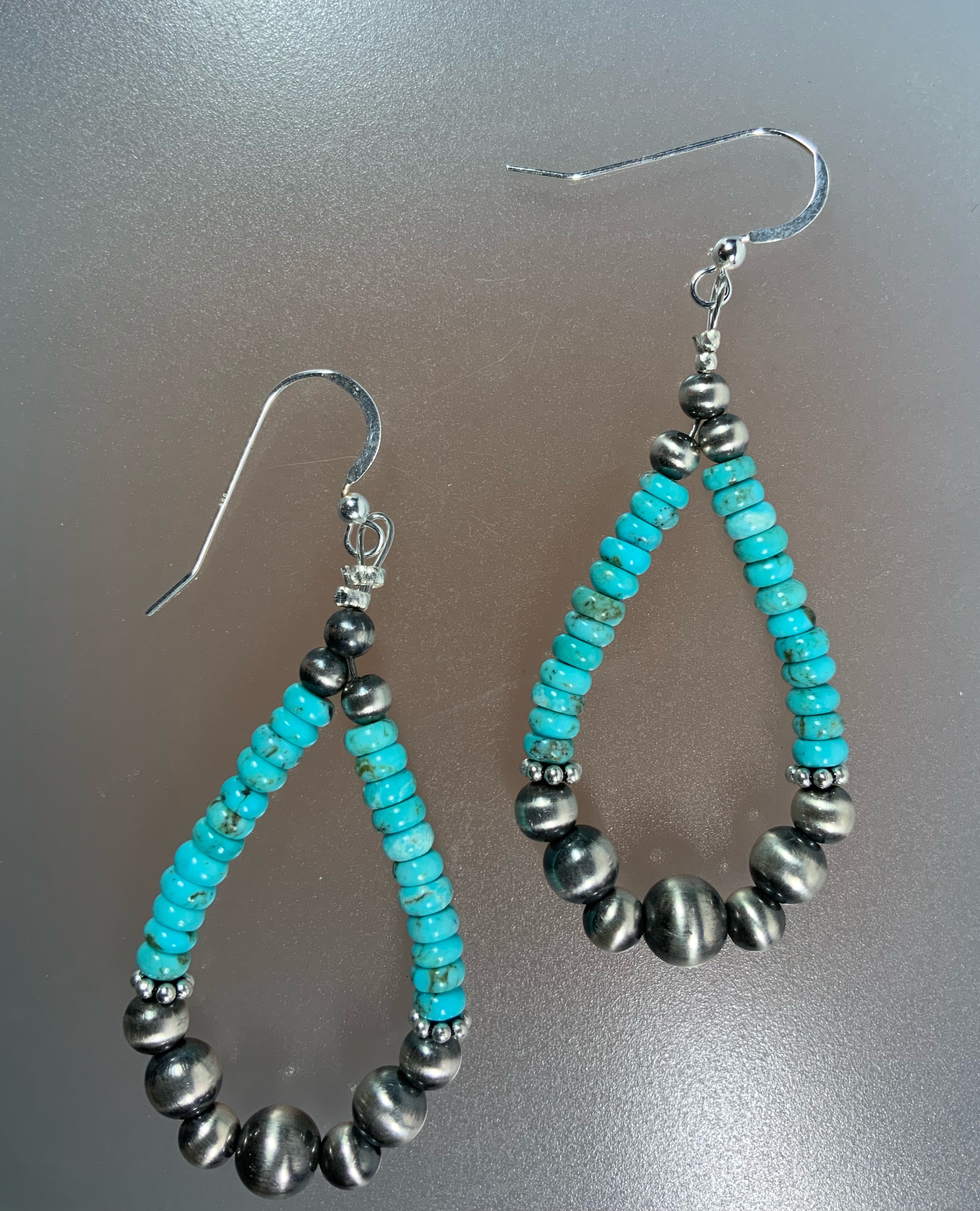 Navajo Pearls Sterling Silver Sleeping Beauty Turquois