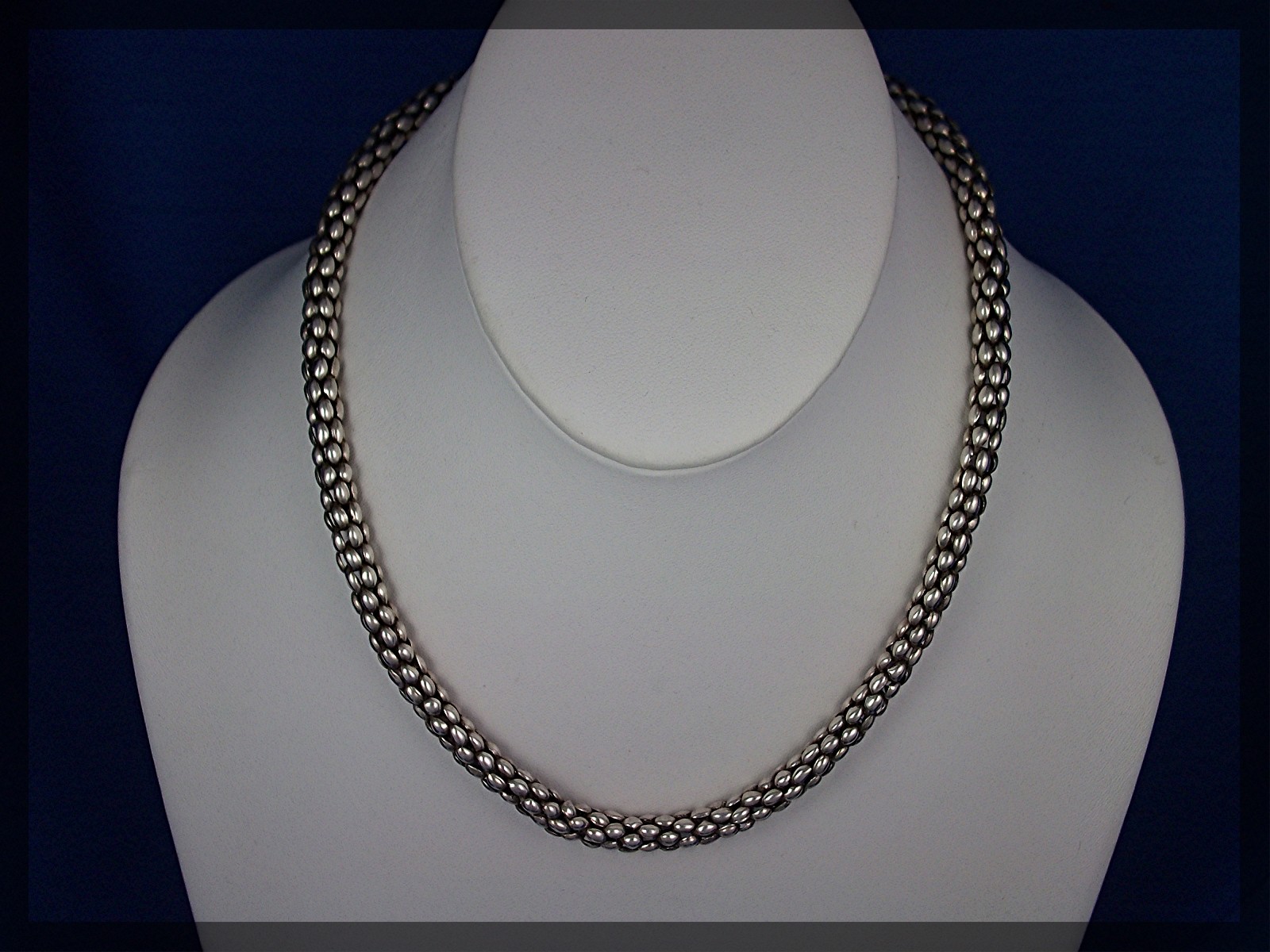 Necklace Sterling Silver Multi Link S Hook Clasp ......