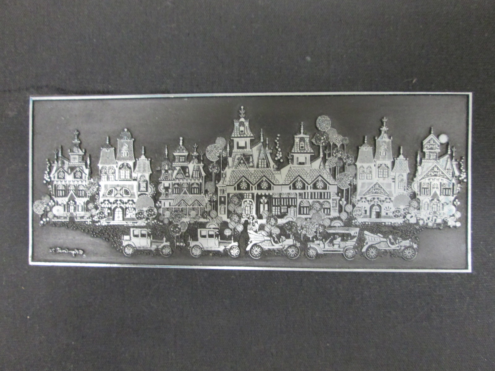Roger Coast Victorian Mansions Engraving