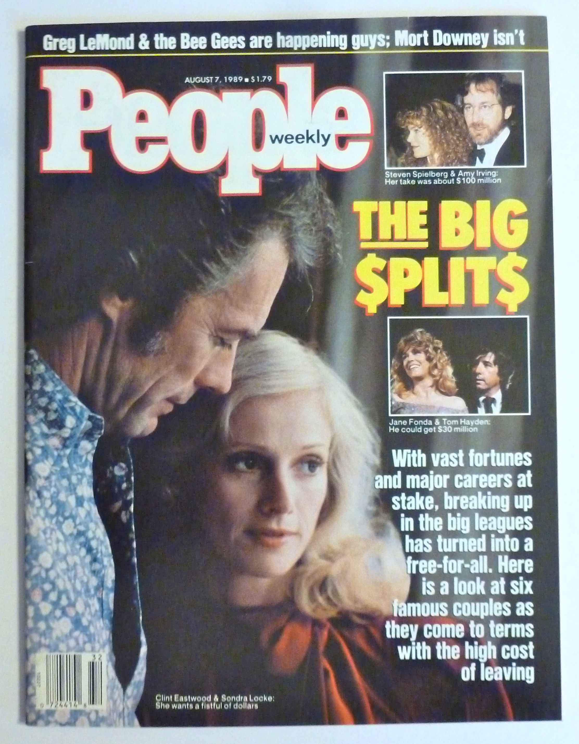 People Magazine August 7. 1989 Clint Eastwood