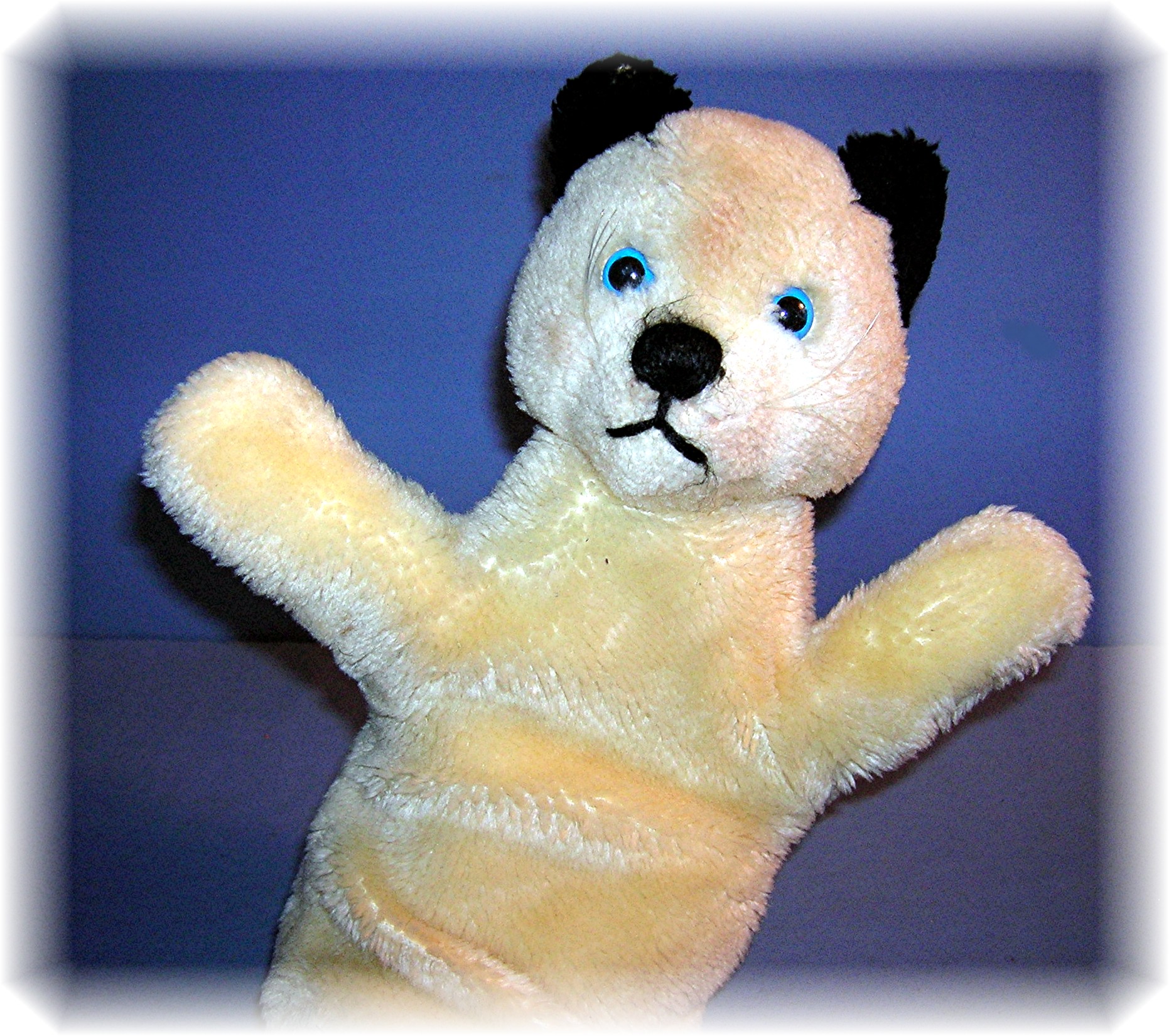 White English Hand Puppet called Sweep