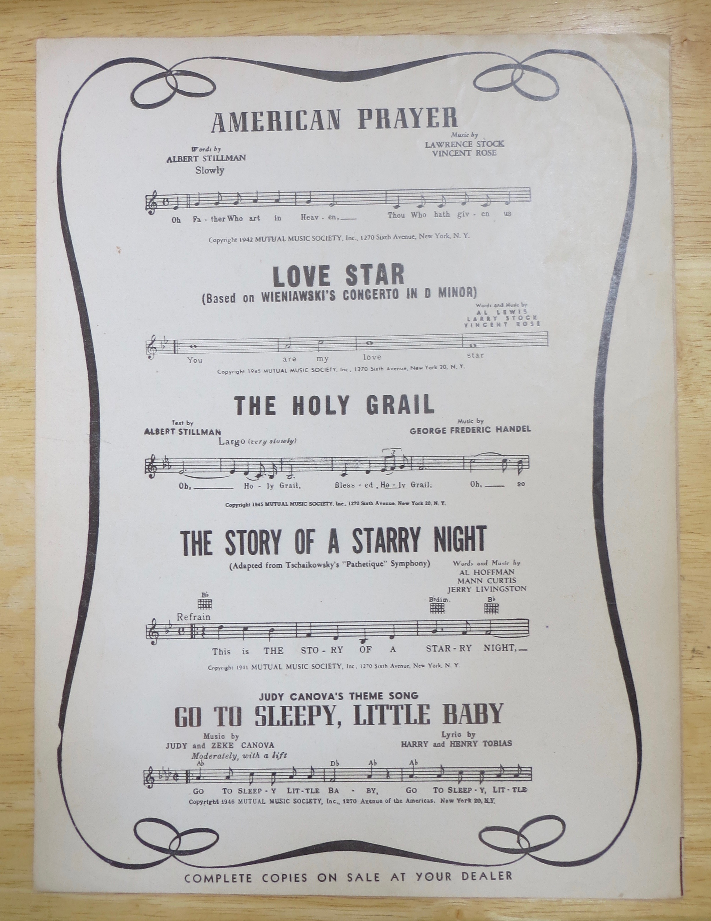 1942 A String Of Pearls Sheet Music