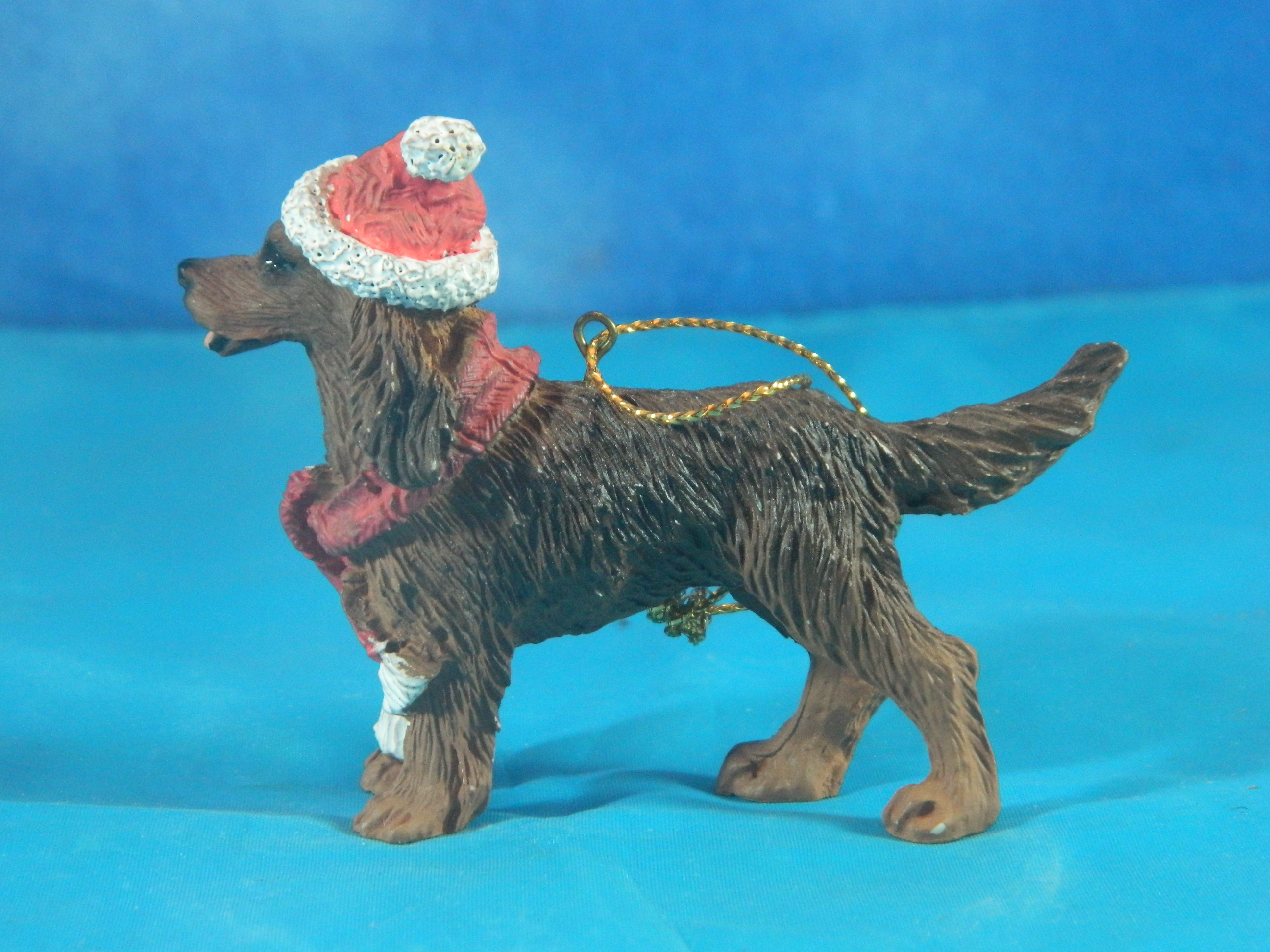 Irish Setter in Stocking Cap Ornament