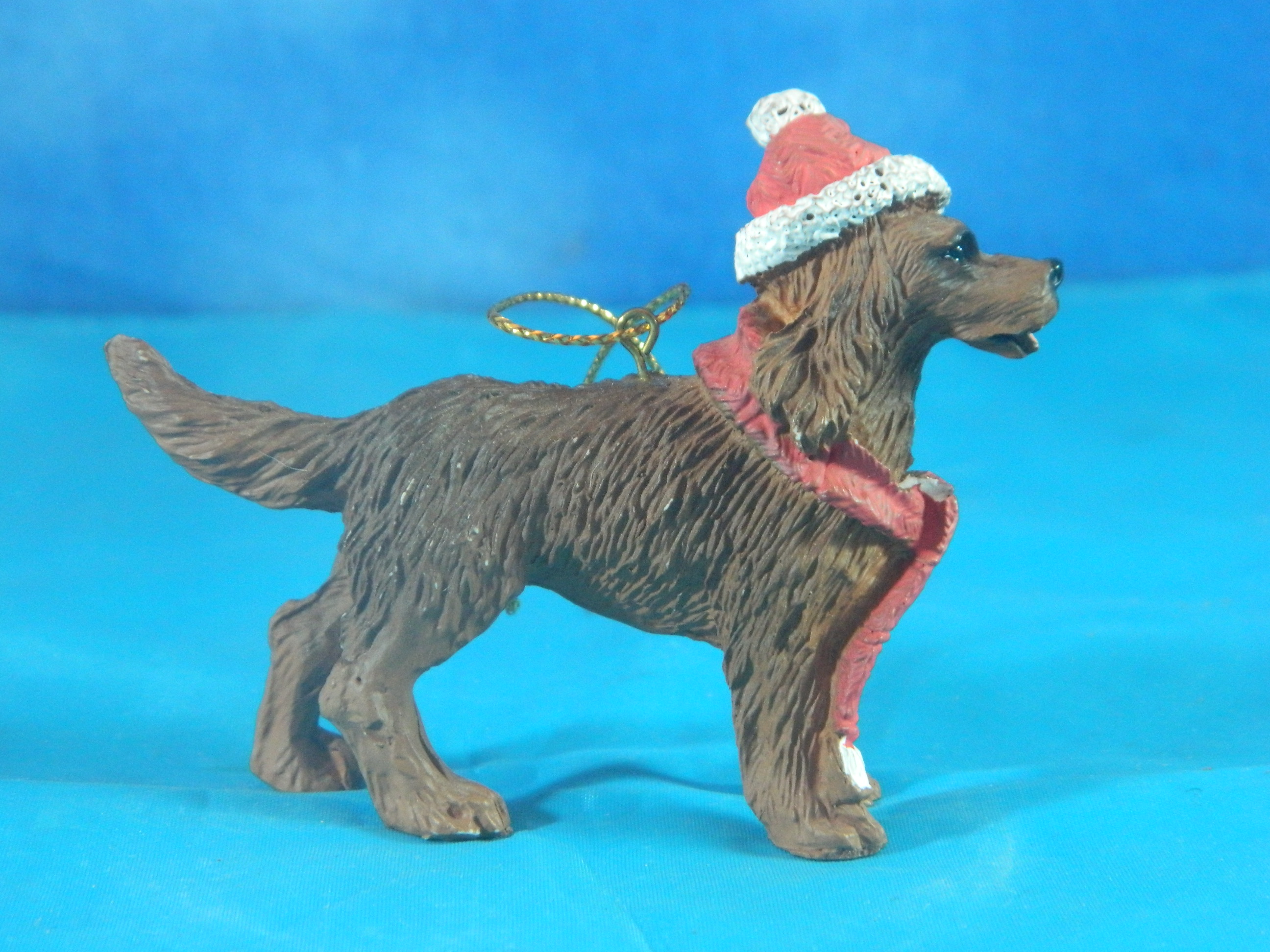 Irish Setter in Stocking Cap Ornament