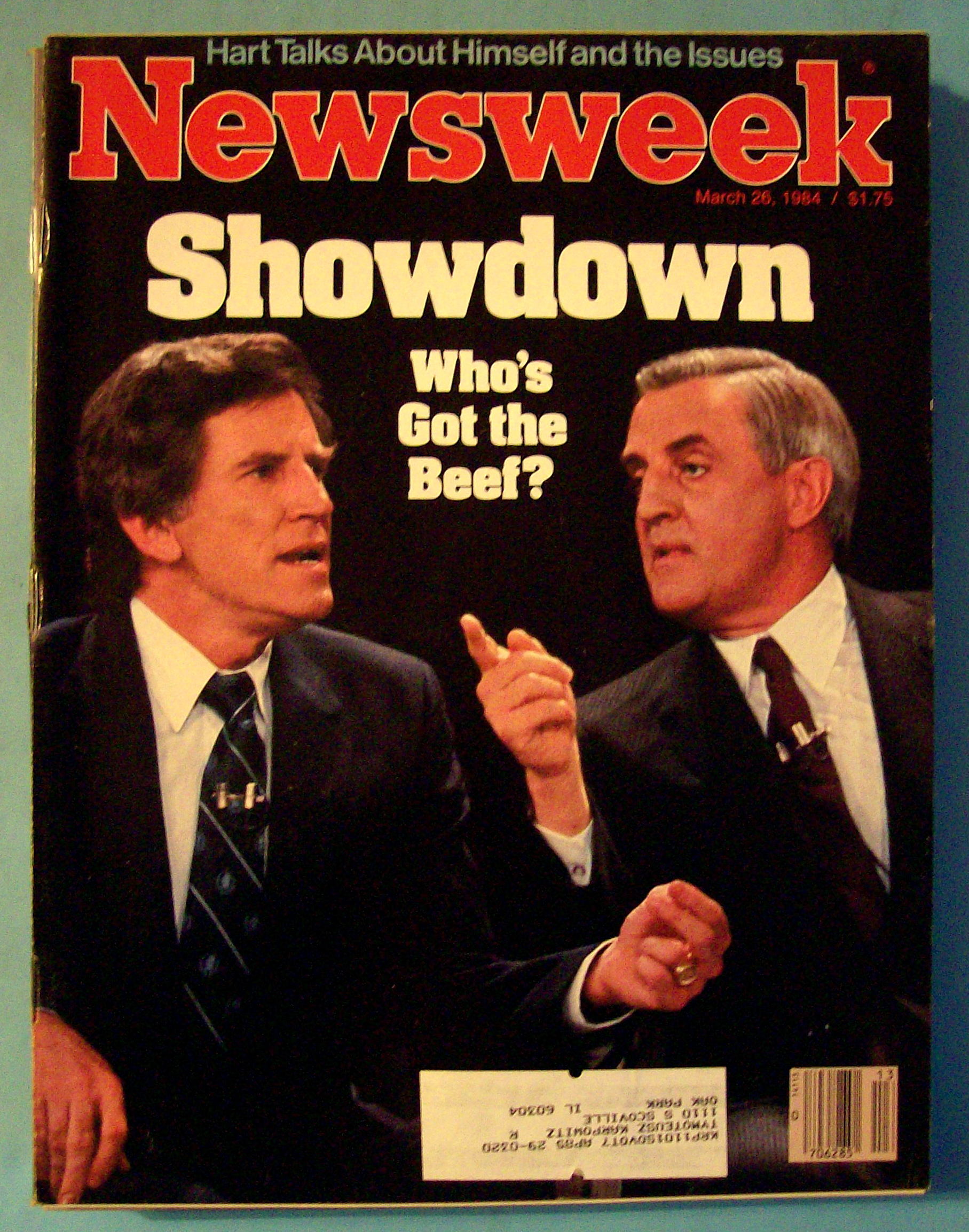Newsweek Magazine - March 26, 1984 - Showdown