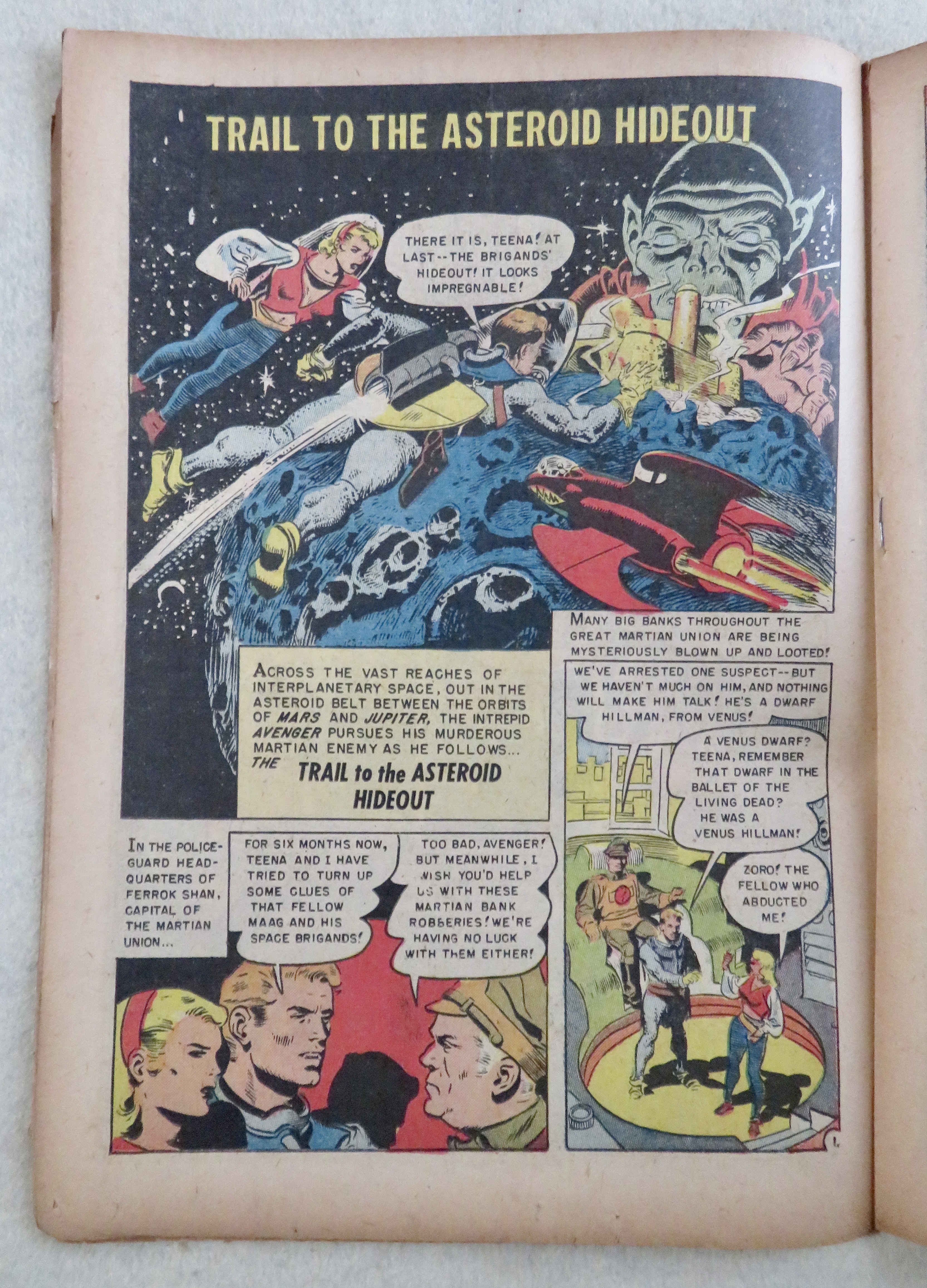 Space Detective Comic July 1951 Lucky Dale