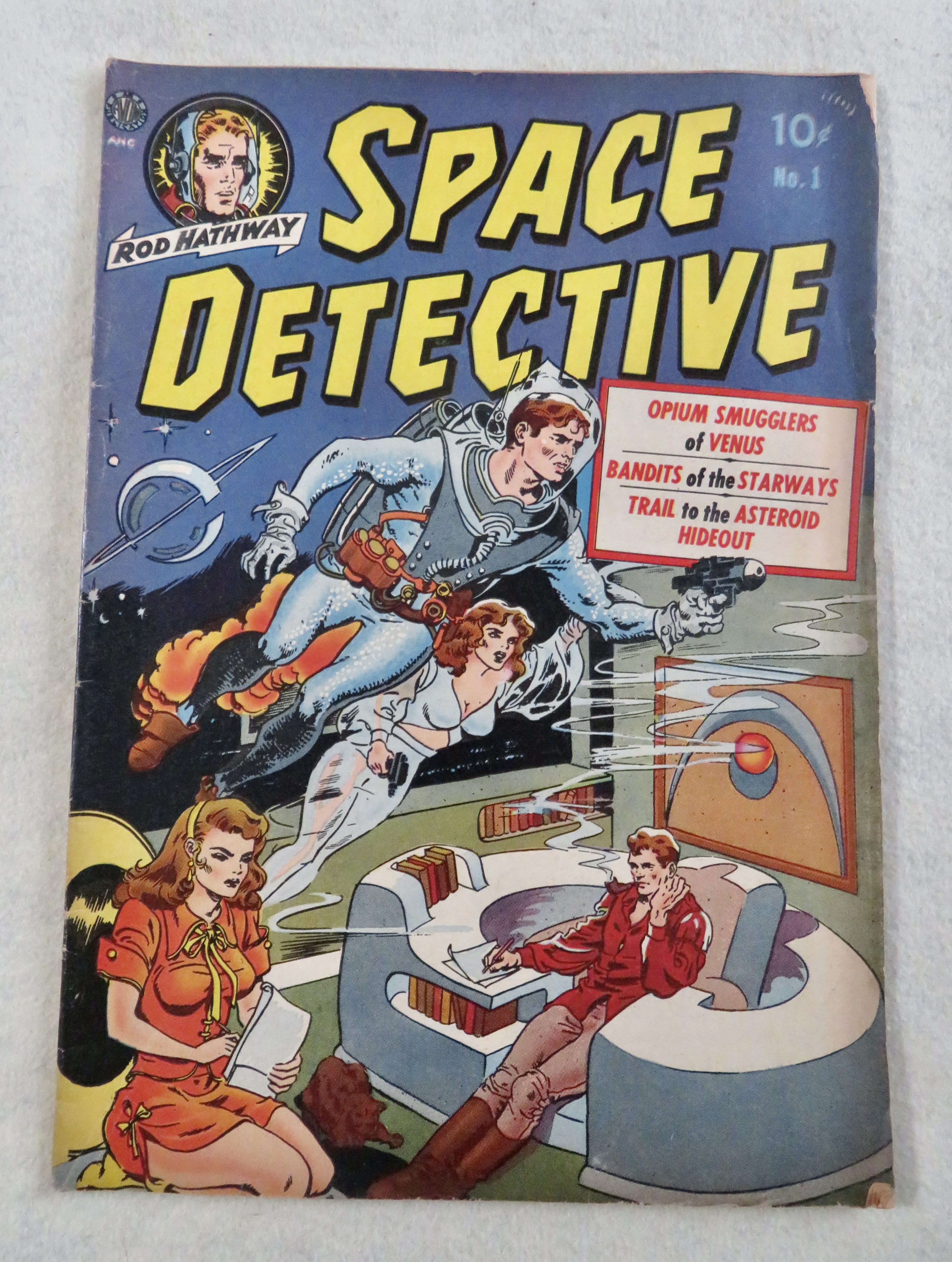 Space Detective Comic July 1951 Lucky Dale