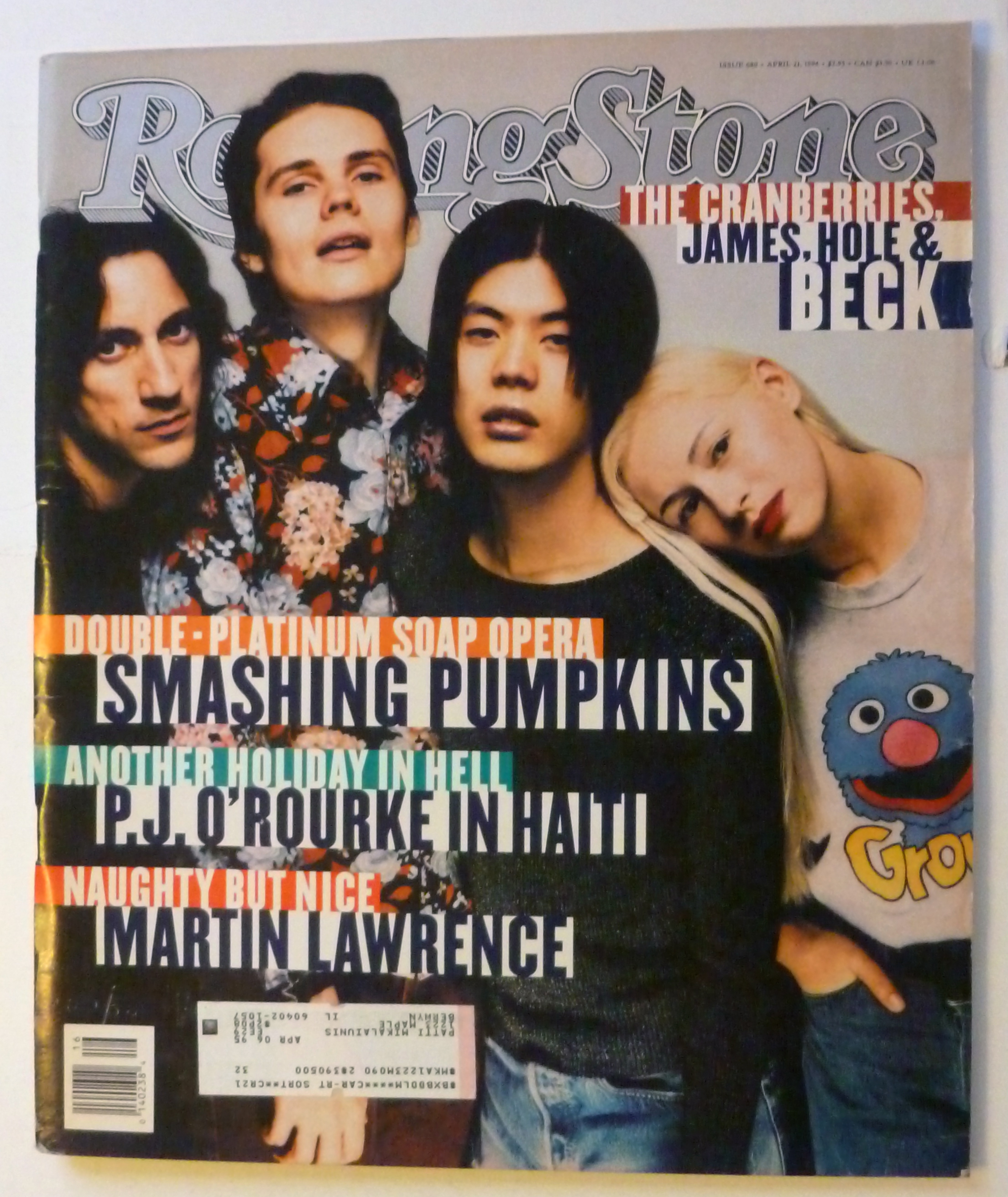 Rolling Stone Magazine April 21, 1994 The Cranberries