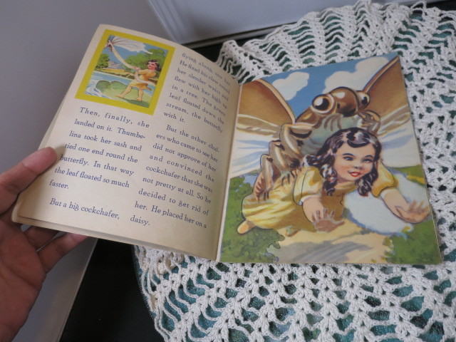 The Story of Thumbelina 1503 circa 1944 Paper Book by Samuel Lowe
