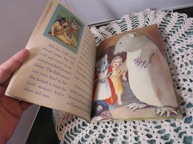 The Story of Thumbelina 1503 circa 1944 Paper Book by Samuel Lowe