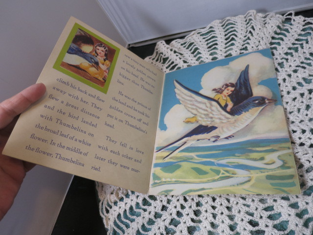 The Story of Thumbelina 1503 circa 1944 Paper Book by Samuel Lowe