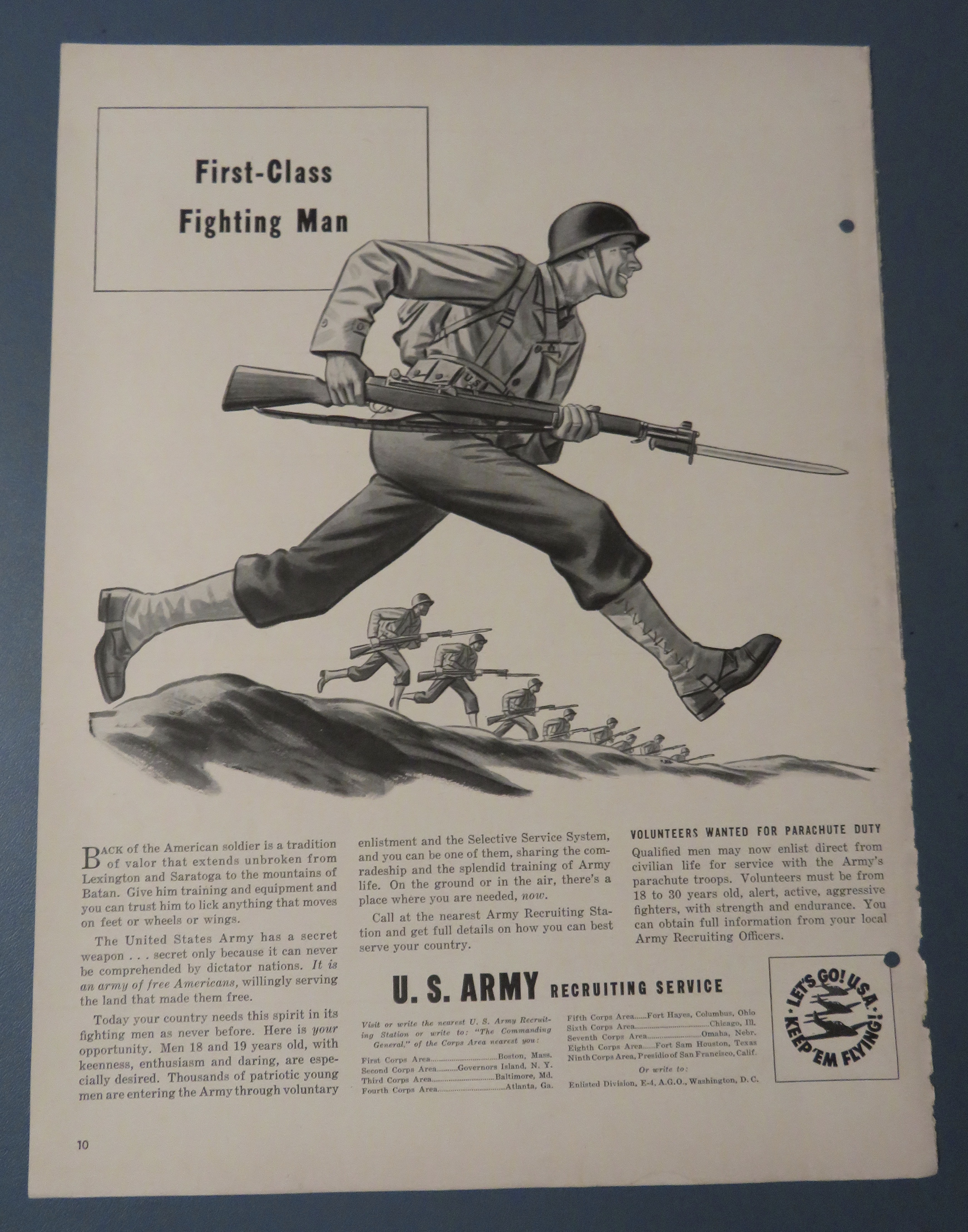 1942 Recruiting Service with the United States Army