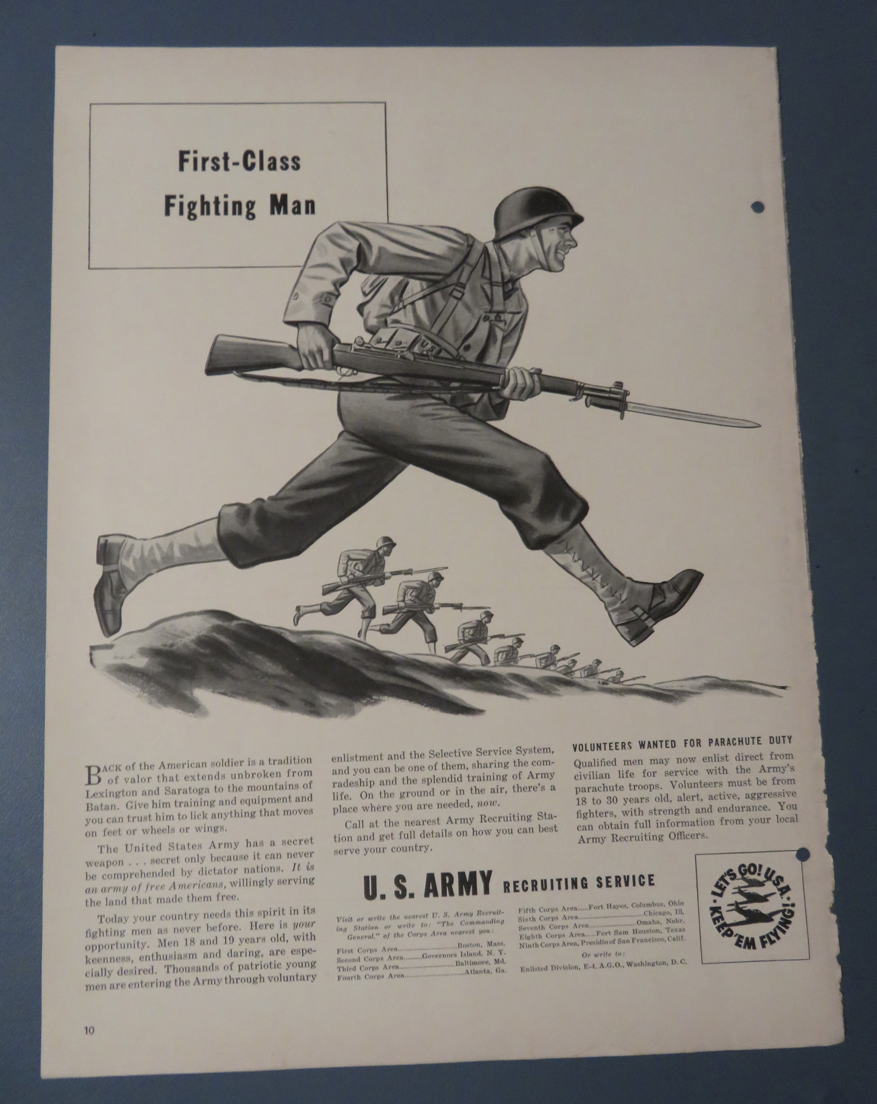 1942 Recruiting Service with the United States Army