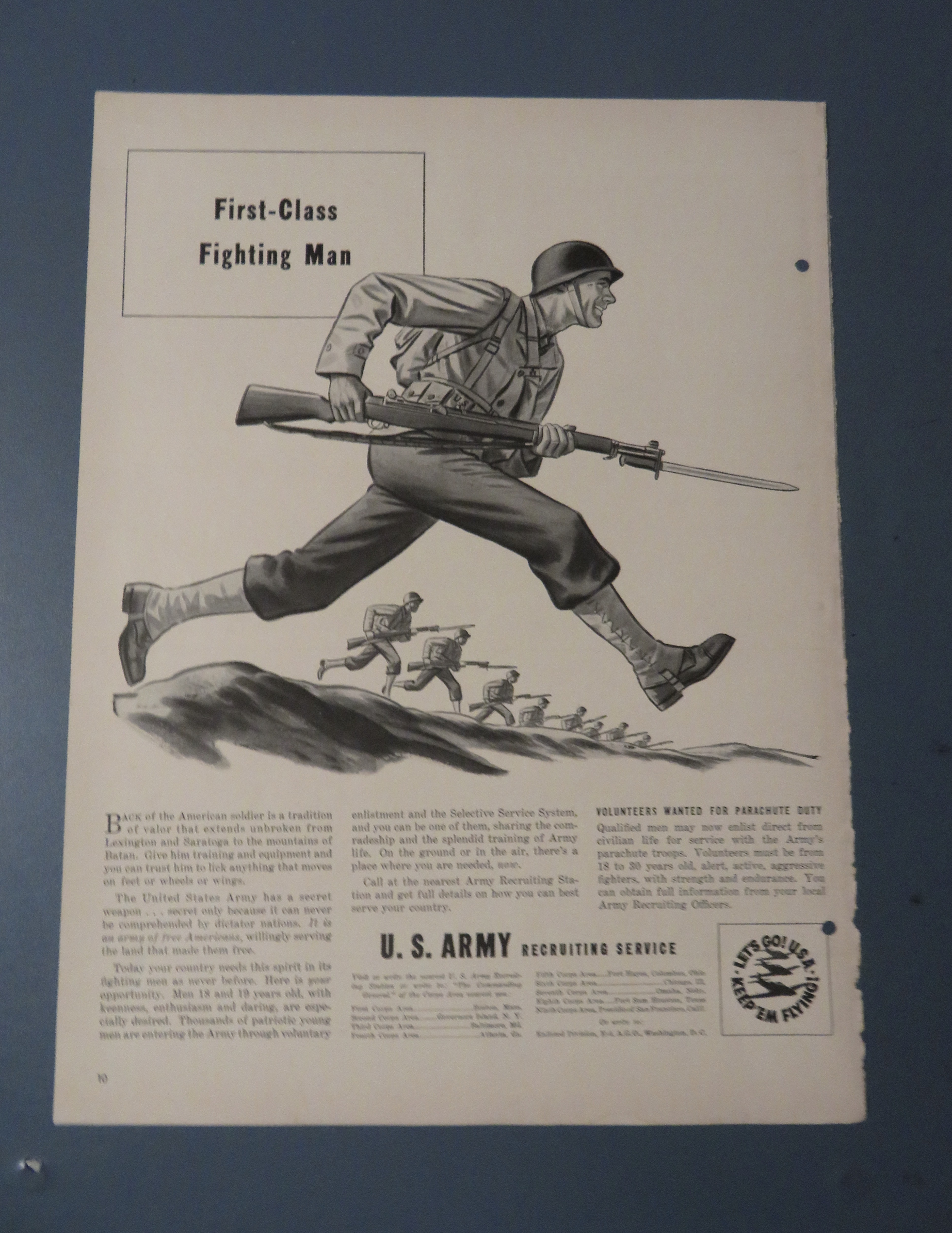 1942 Recruiting Service with the United States Army