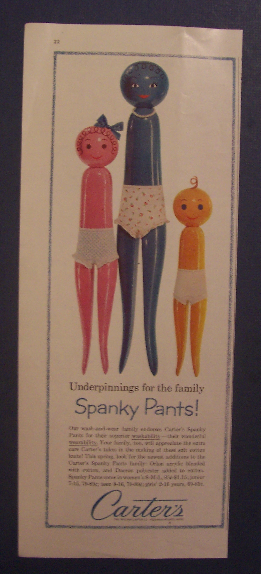 1960  Carter's  Spanky  Pants