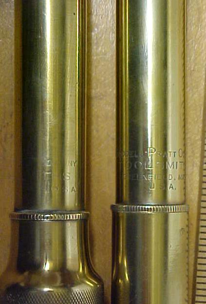 Goodell-Pratt Push Drill (2) Types Brass w/8 Drill Bits