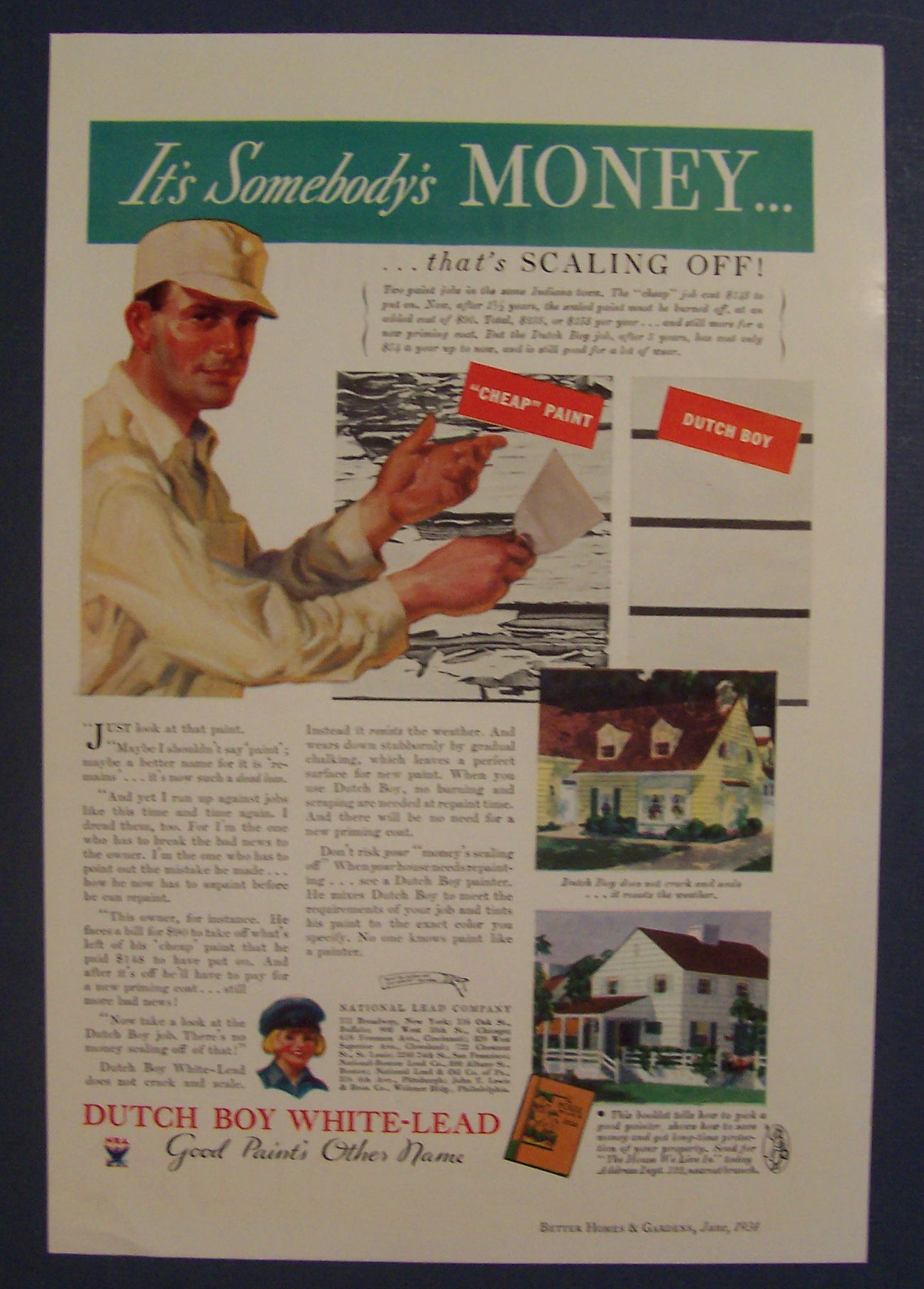 1934  Dutch  Boy  White  Lead  Paint